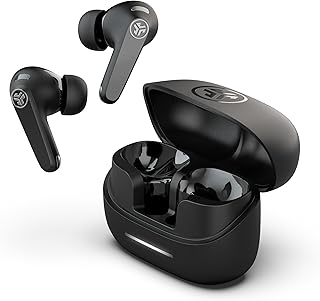 JLab JBuds Pods ANC True Wireless Bluetooth Earbuds, Hybrid Active Noise Canceling, 56+ Hours Playtime, Clear calls, Custom Sound via App, Wireless Charging, Bluetooth Multipoint, Be Aware Mode, Black product image