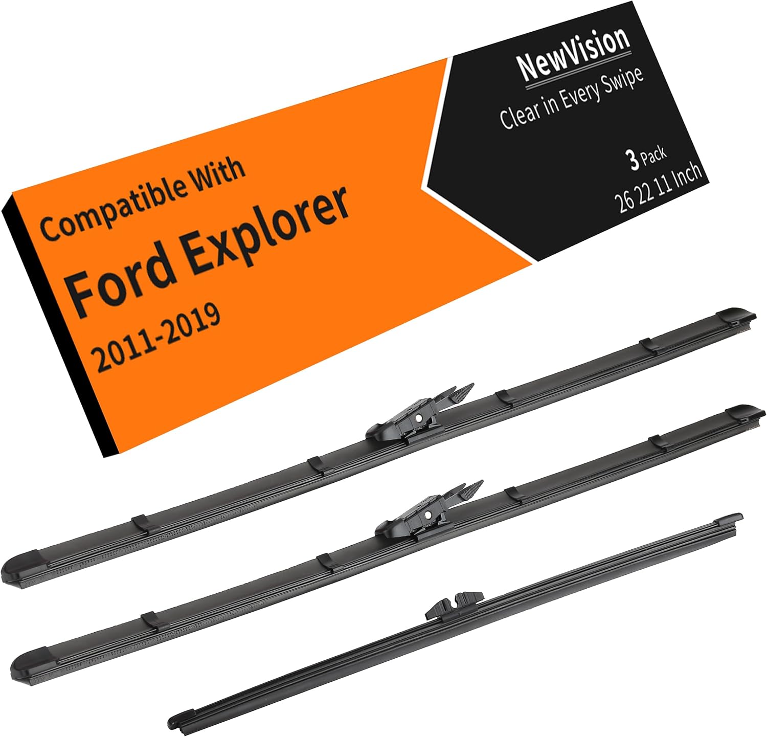 NewVision Windshield Wipers for Ford Explorer 20112019