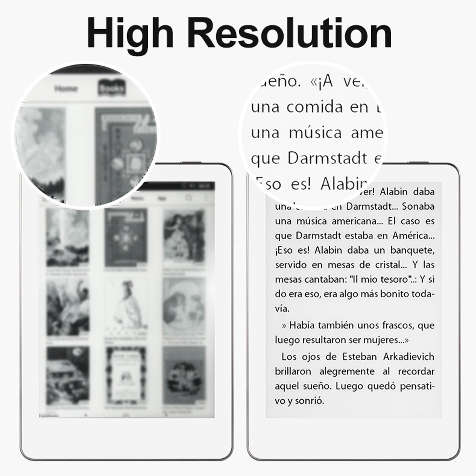 Dpofirs E KETER CZYTER, 6 -calowy Ekran Dotykowy, 4 GB RAM 64 GB ROM, 300PPI Ekran Atramentu, z Piórem, Czytnikiem Książek Elektronicznych Wi -Fi (WHITE)