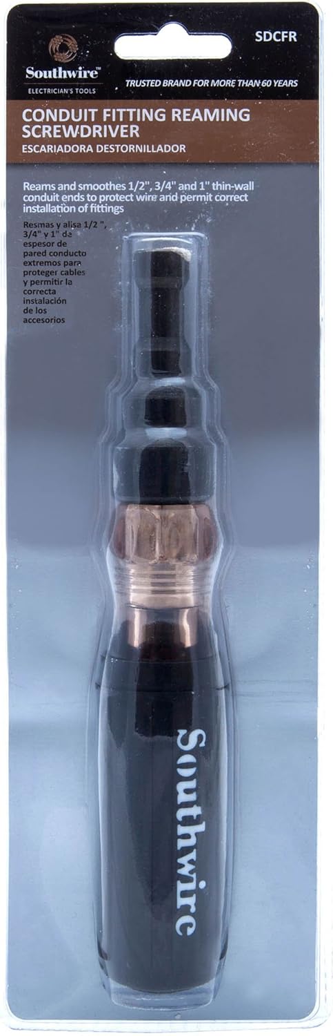 Southwire Conduit Fitting Reaming Screwdriver Bundle with Wire Strippers/Cutters
