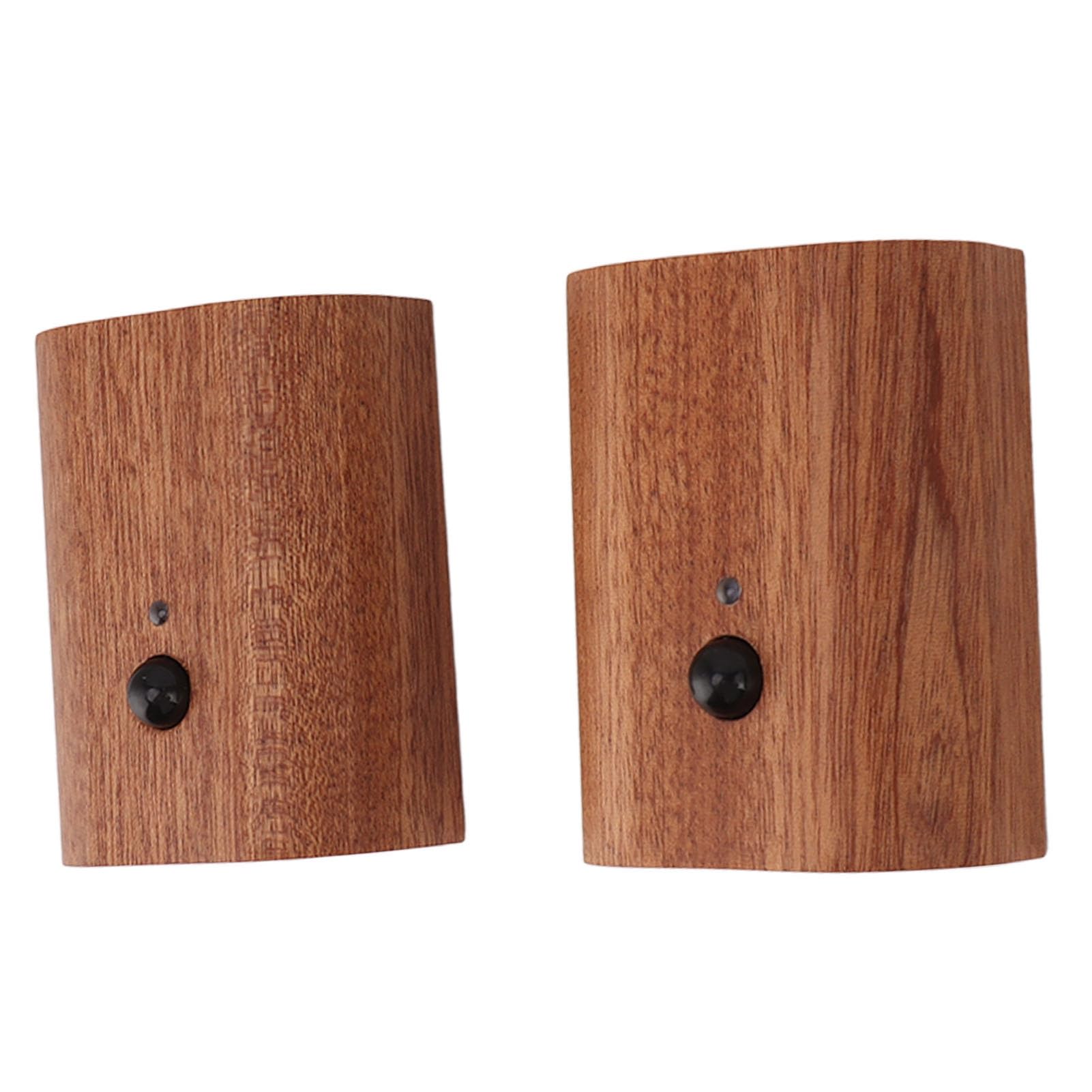 Luce Notturna per Corridoio Smart Link Sensore di Movimento in Legno Luce Notturna per Scale Lampada LED da Parete Magnetica Ricaricabile USB Confezione da 2
