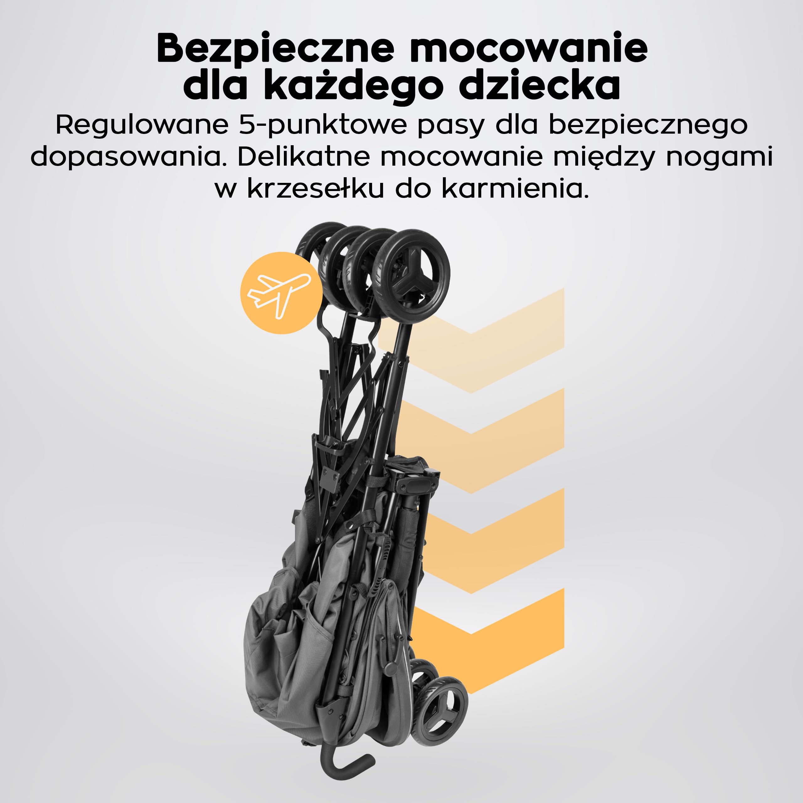Tulano Davos 35 | wózek dziecięcy Buggy od 6 miesięcy do 4 lat | koła PU | daszek XXL | 5-punktowy pasek | składany | śpiworek na nogi, moskitiera, uchwyt na napoje | EN 1888 | do 22 kg