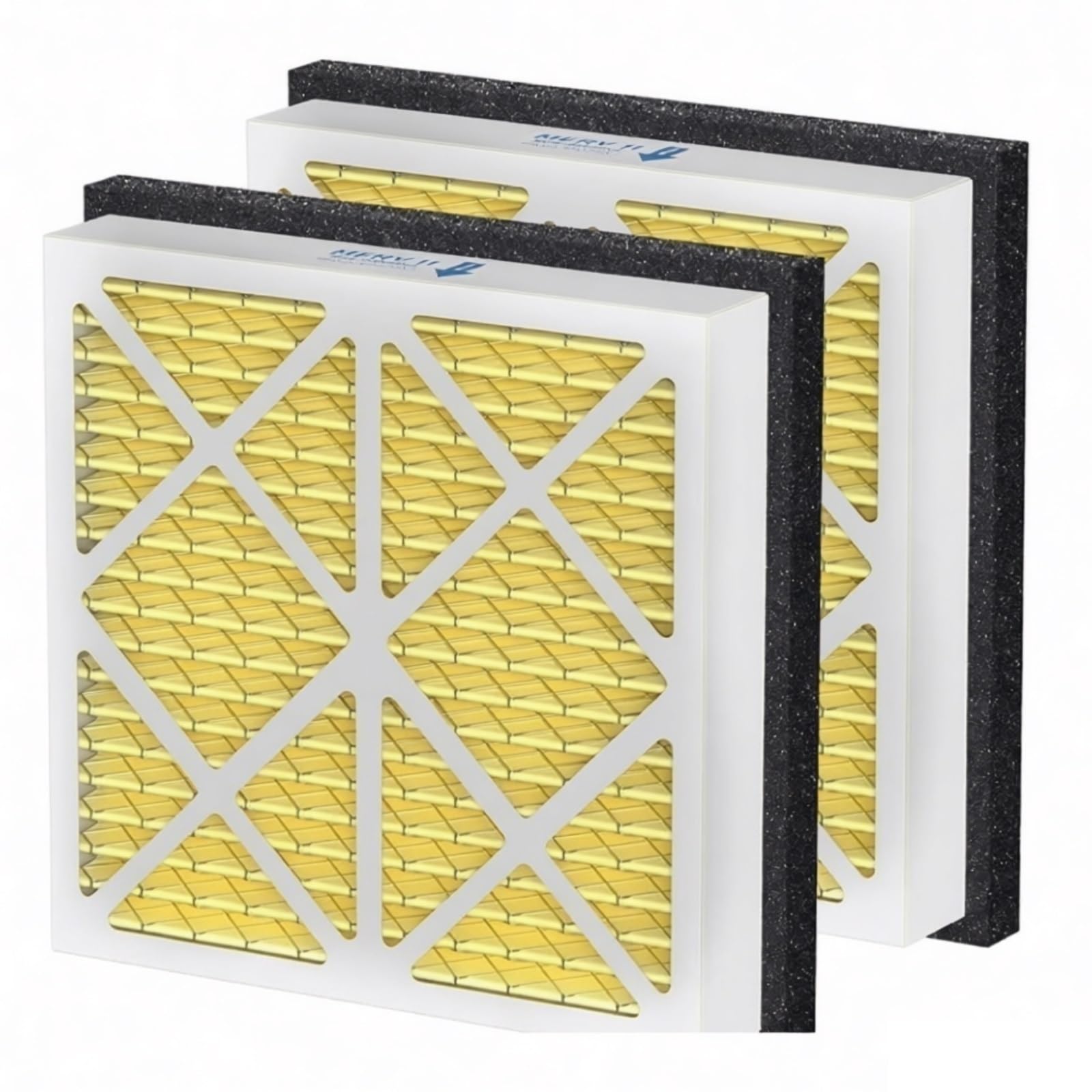 20x20x3 pollici 6 mesi piegato filtro dell'aria con filtro di cornice di carta spessa. Compatibile con Zephyr VGF serie. Filtro griglia aria di ritorno domestico 20x20x3(White 20x20x3)