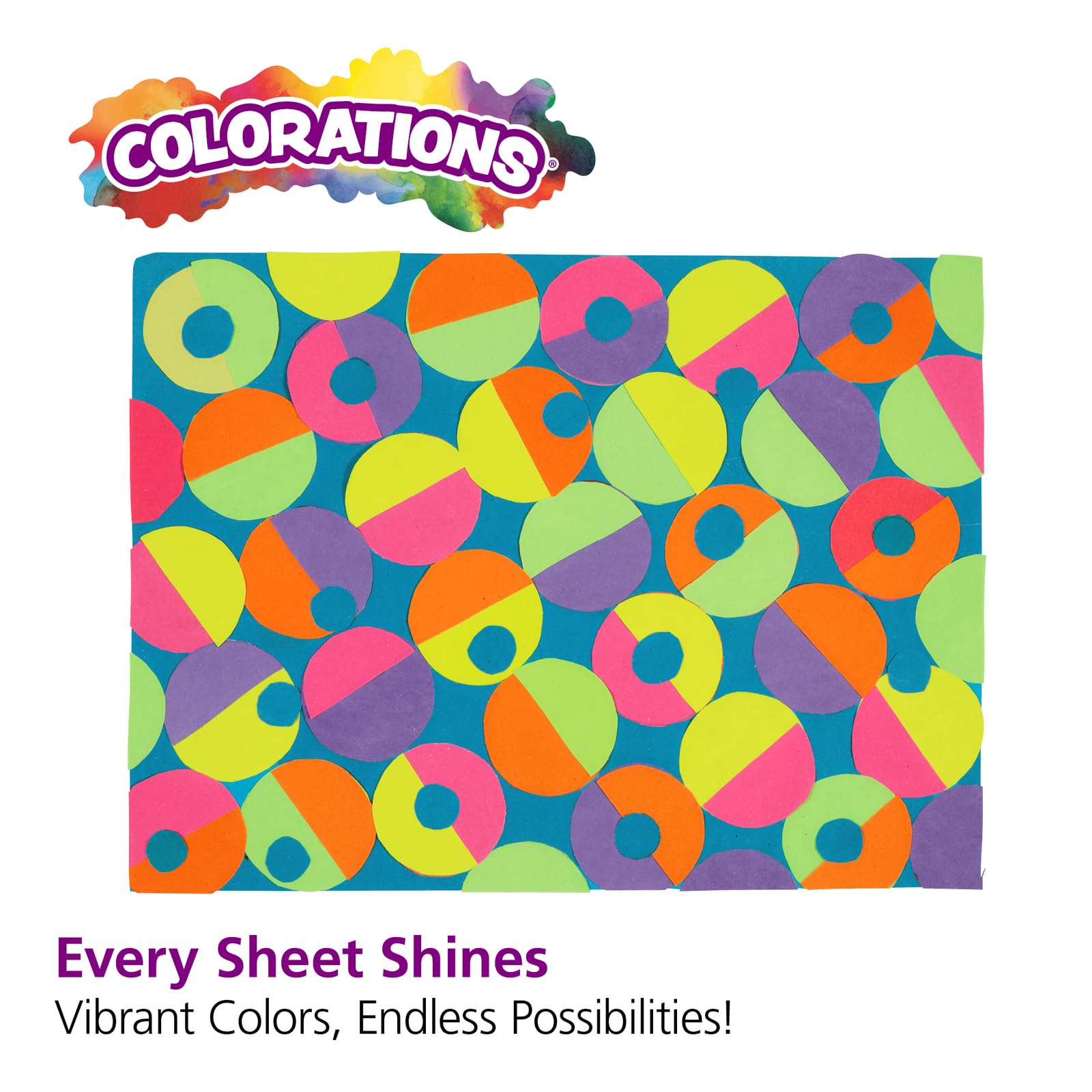 Colorations Papier kraft léger fluo – 600 feuilles