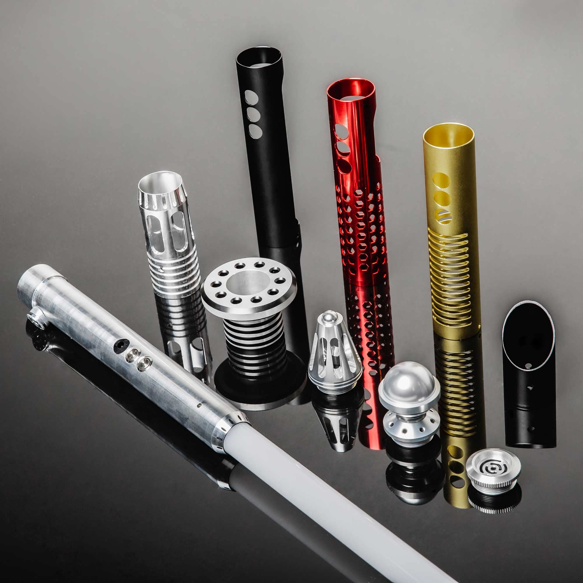Kyberlight Customizable Lightsaber Rechargeable Multi-Color Smooth-Swing Flash-on-Clash Multiple Sou
