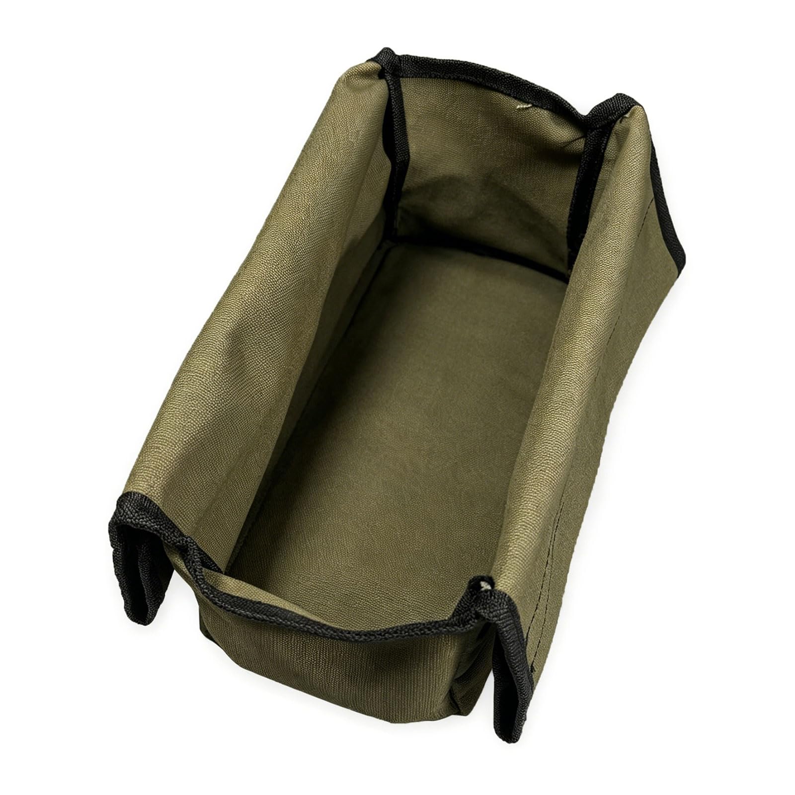 Ladder Mounted Tool Bag 16A Canvas Work Pouch with Hand Strap for Convenience to Use Reinforced Antislip Buckles Heavy Duty Canvas Tool Bag