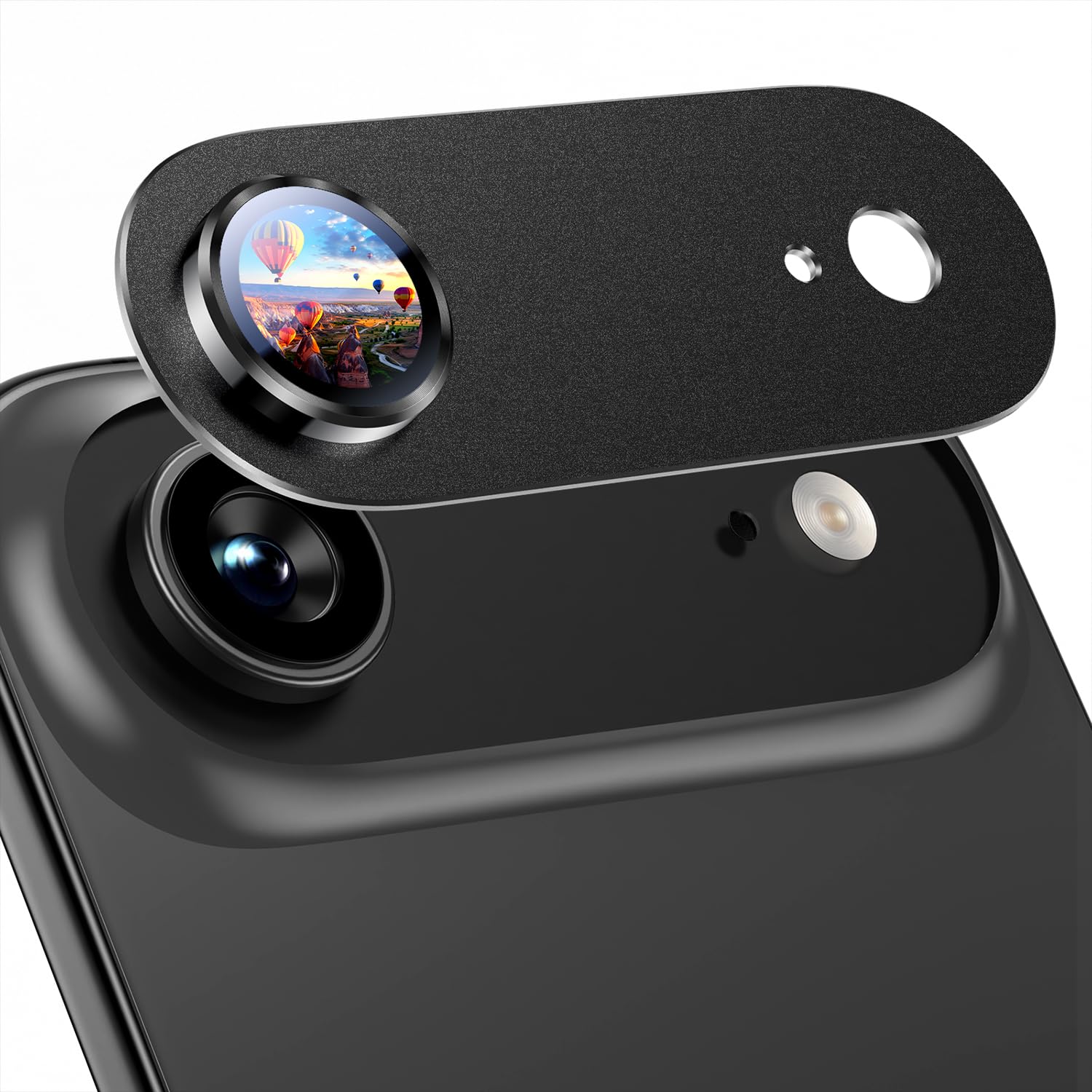 Uyiton for iPhone Air Camera Lens Protector, Metal Frame Glass Cover