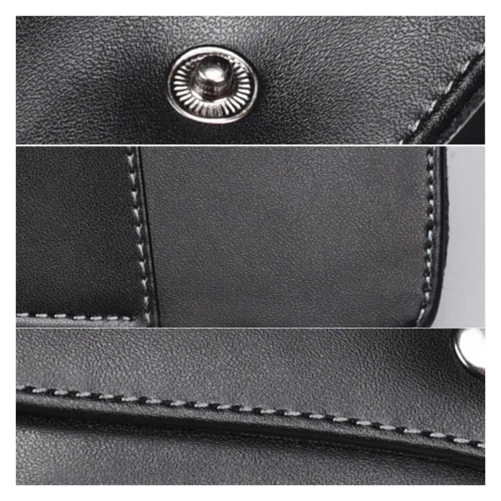 Tragbares Brillenetui aus Rindsleder for Herren, auch als Aufbewahrungsbox for Lesebrillen, Handytasche und Werkzeugkoffer geeignet(Dark Coffee)