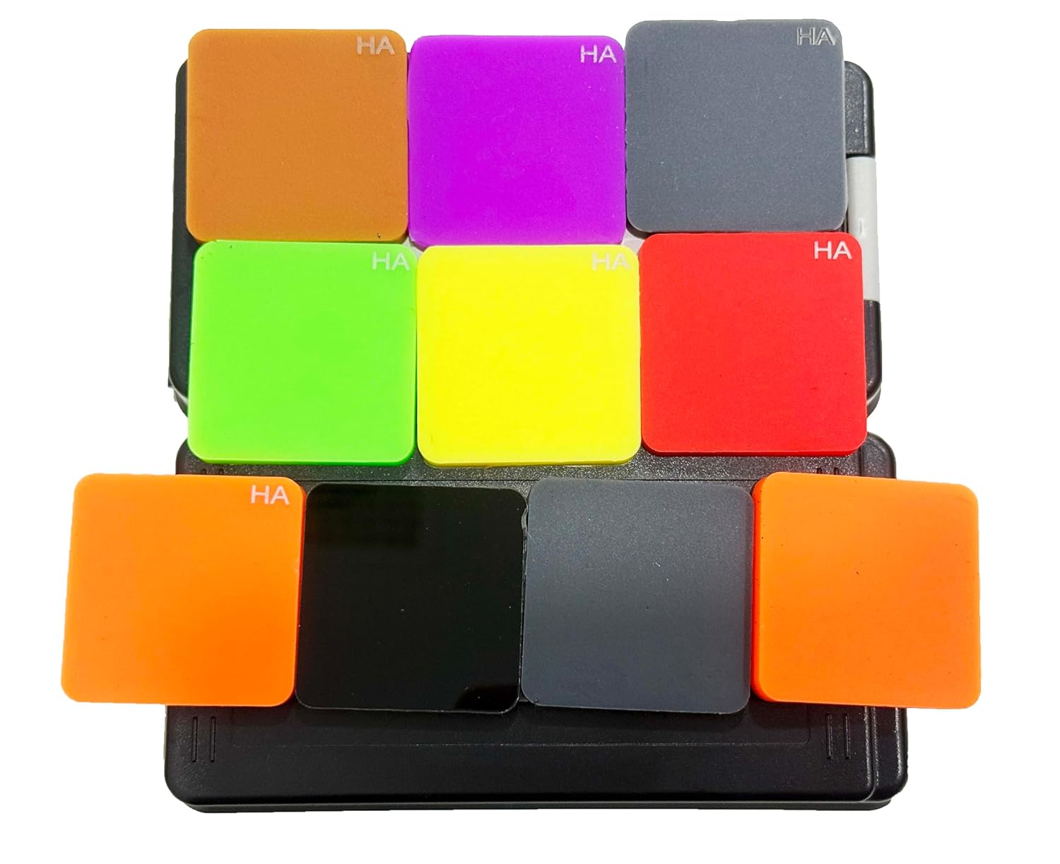 Shore Durometer Test Block Type A and Type D 10 Different Color Blocks for Shore A D Hardness Meter Shore A Shore D Durometer Rubber Hardness Tester