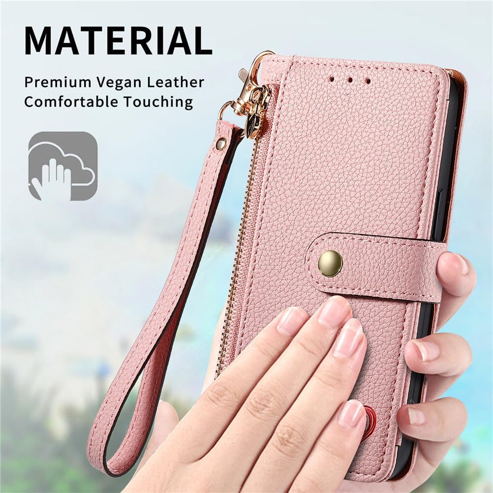 Generic case Compatible with HMD Pulse Pro (Color: Brown) Leather Wallet Case with Magnetic Flip Back and Extra Card Holder