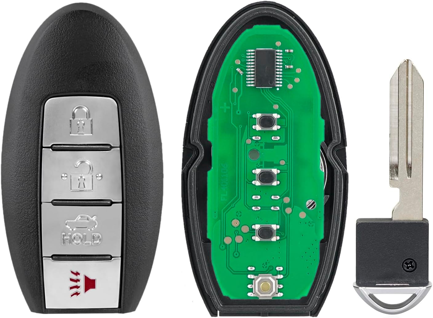 Key Fob Remote Replacement Fits for 2007-2013 Nissan Altima 2009-2014 Maxima Murano Infiniti EX35 FX35 G37 QX70 KR55WK48903 (Pack of 2)