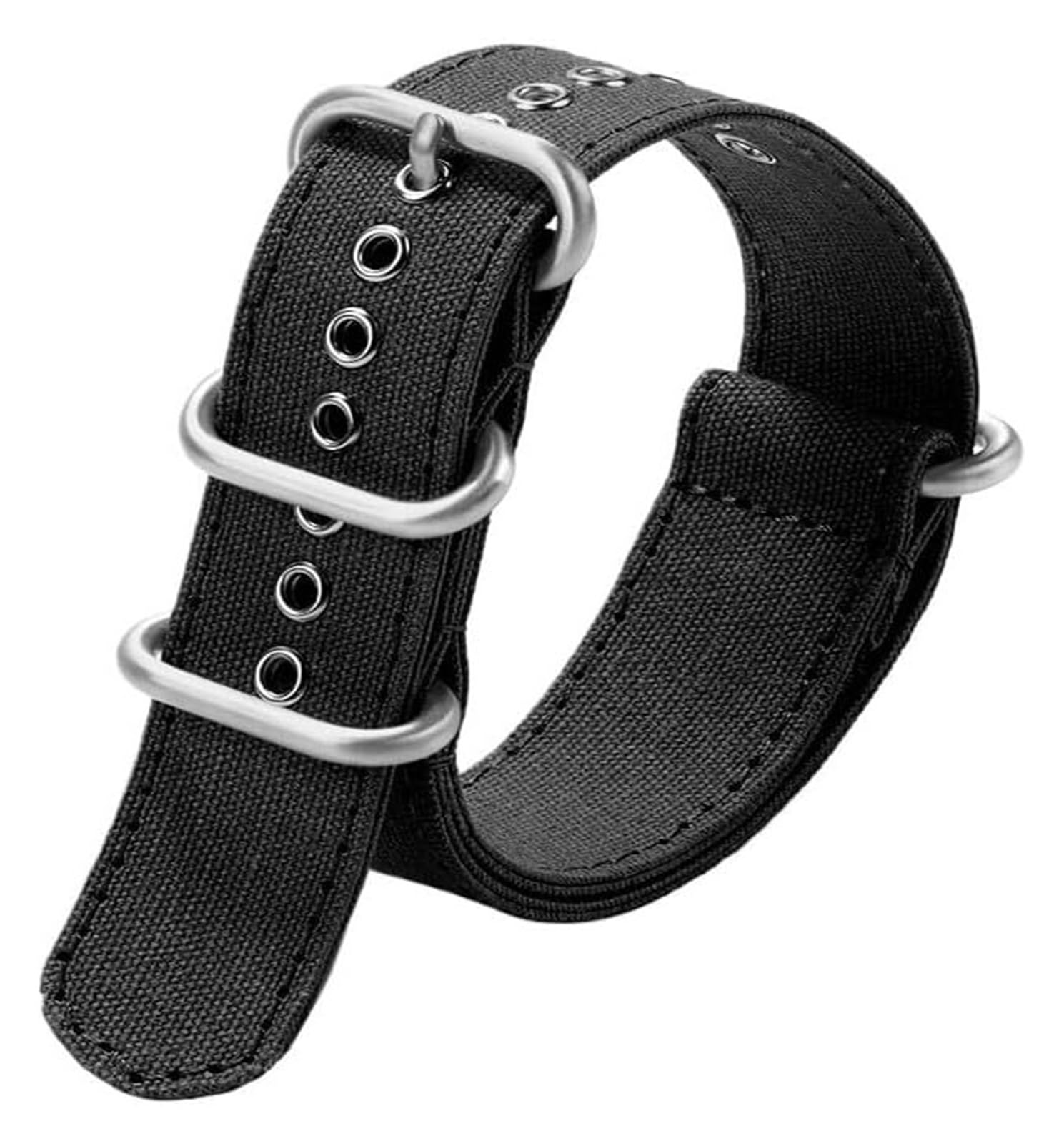 Bracelet de montre en nylon tissé, Bracelet de montre en toile et Nylon, 18mm, 20mm, 22mm, universel, Bracelet de remplacement for montre intelligente