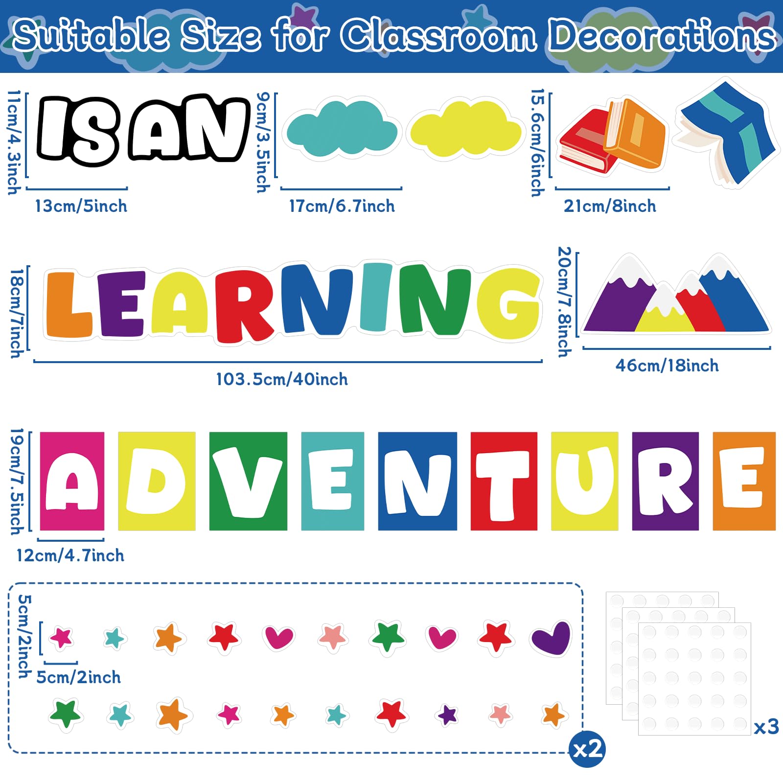 Snapklik.com : Gisgfim Classroom Bulletin Board Decoration Set Wall ...