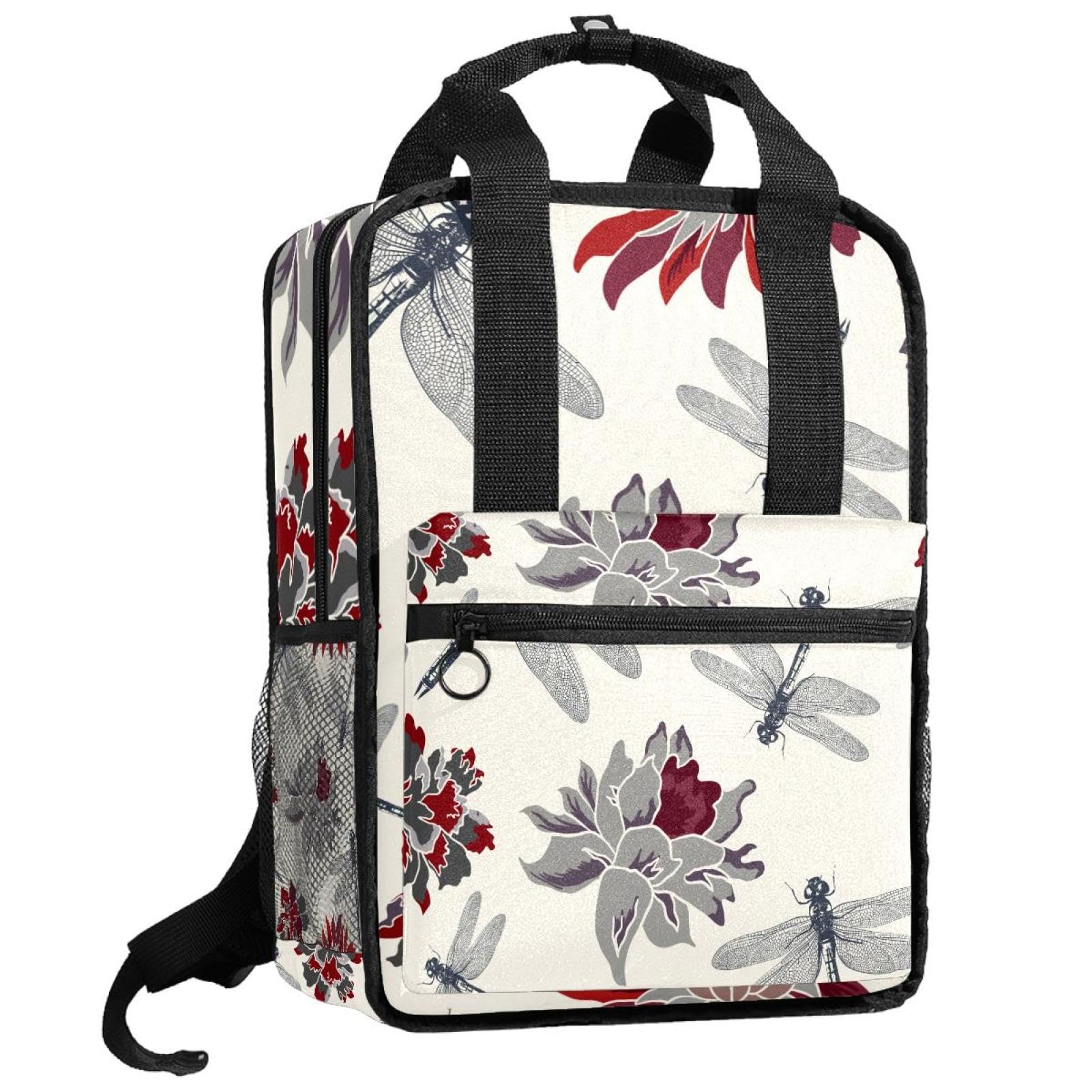 Sac à dos libellule multicolore 35cm pour l'école primaire - 8