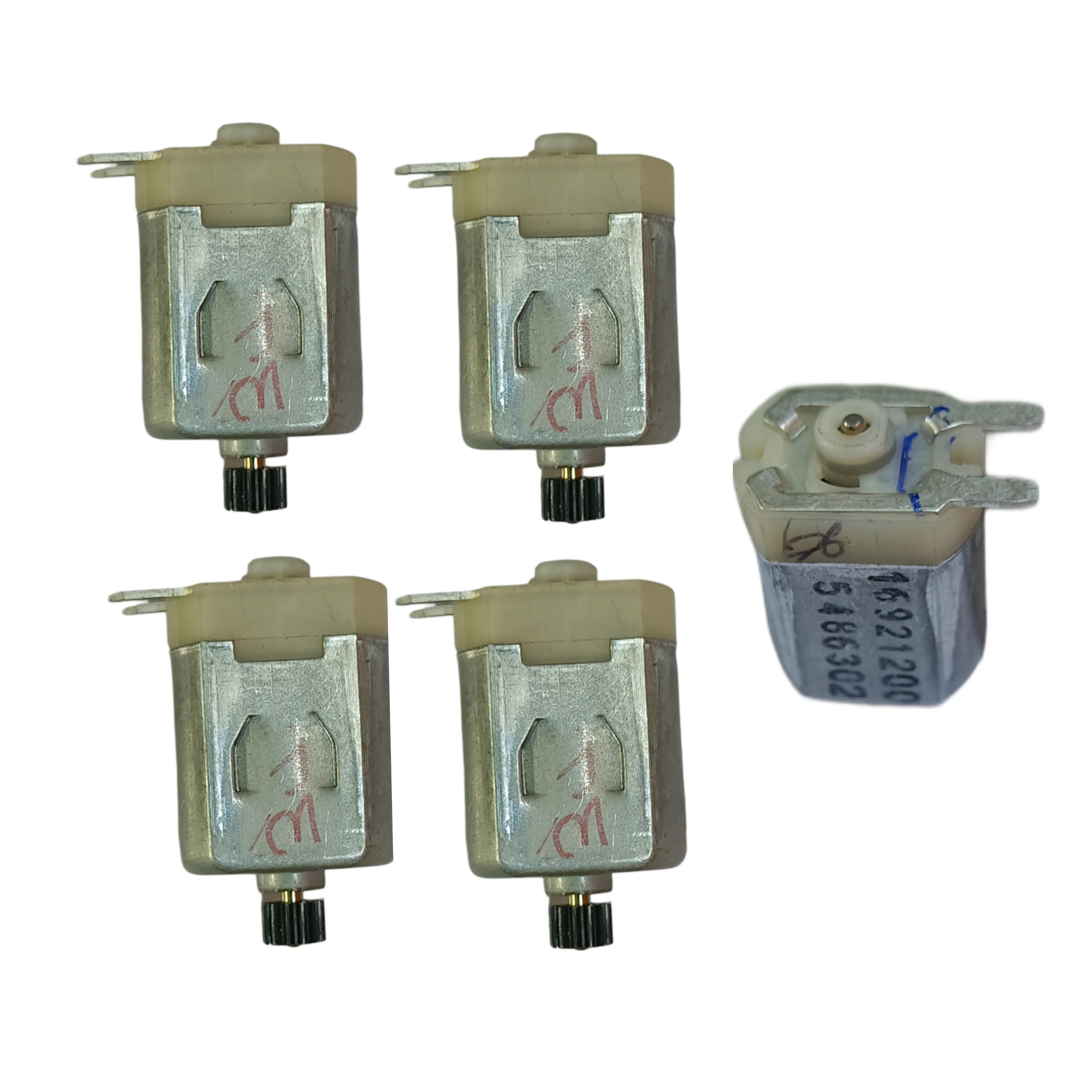 DC Mini Motor with Pinion Gear, Pack of 4 | Metal Casing, Pinion Gear Shaft, PCB Mount Terminals, Small Form Factor, DIY Electronics-picture-29