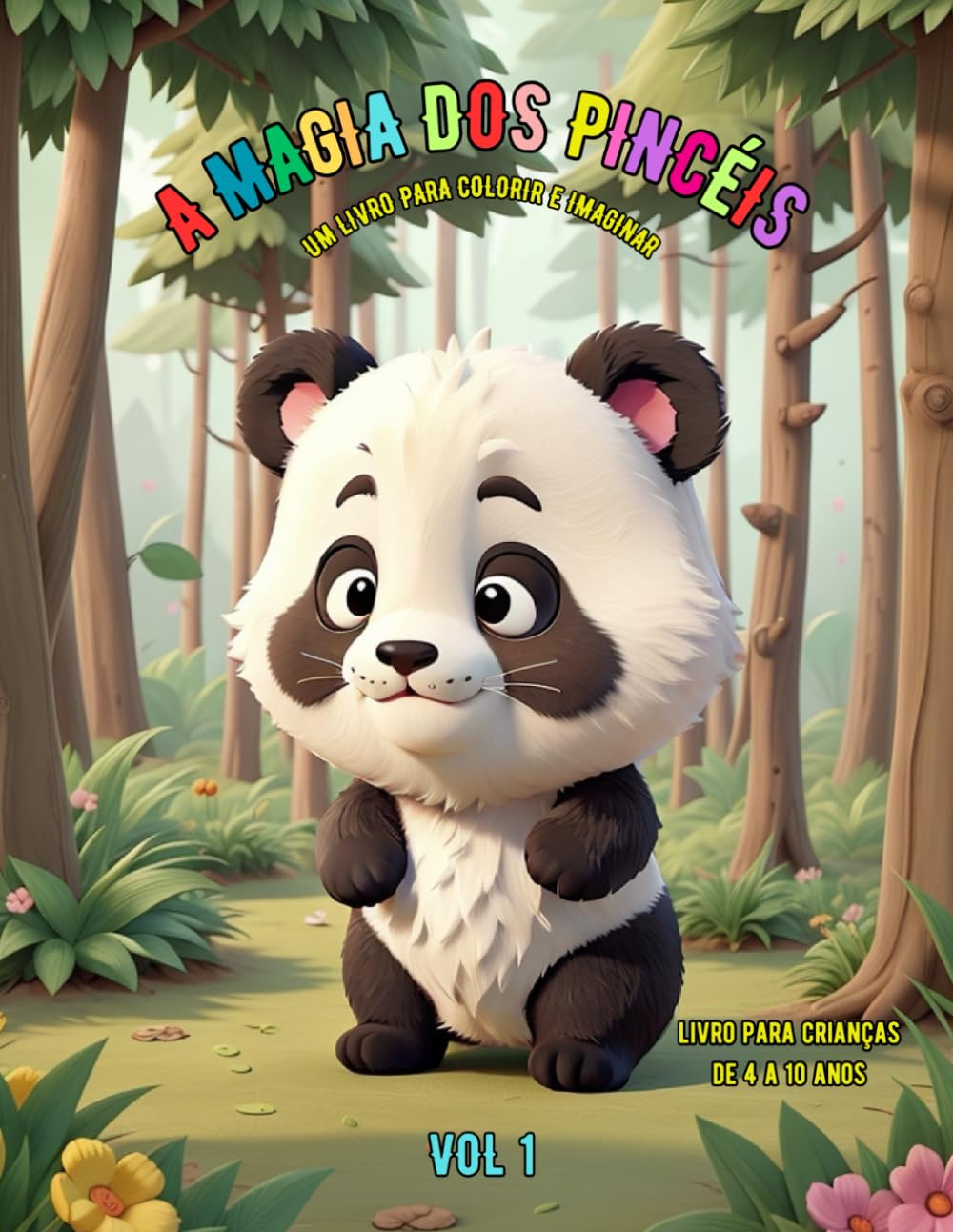 A MAGIA DOS PINCÉIS: UM LIVRO PARA COLORIR E IMAGINAR