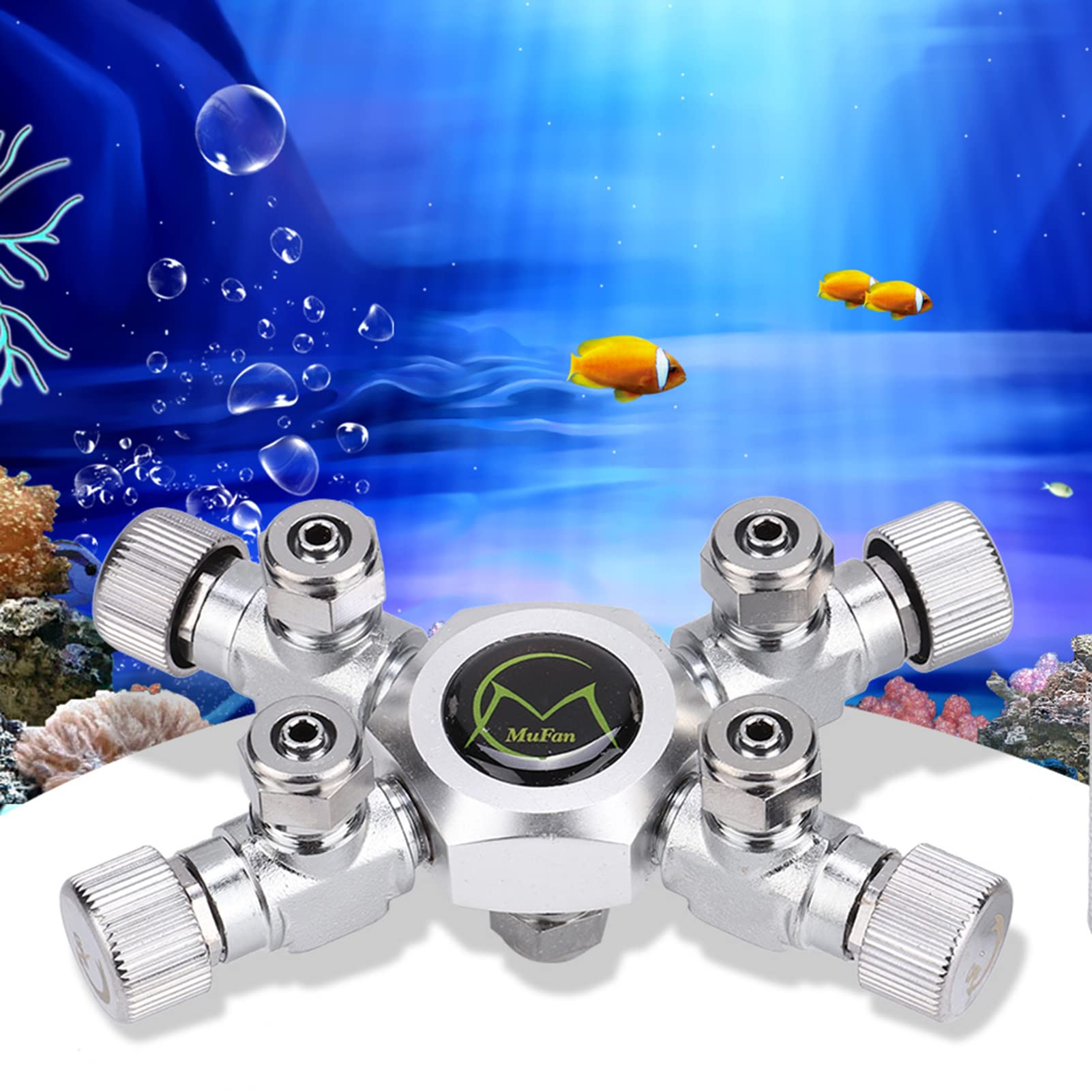 Multi Ways Distributor Aquarium Regulator Co2 Splitter Valve Fish Tank(4 Ways) | DE Multi Ways Distributor Aquarium Regulator Co2 Splitter Valve Fish Tank(4 Ways) | DE