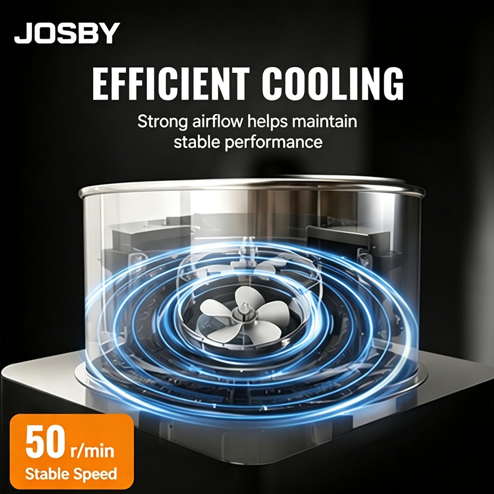 JOSBY Macchina Automatica per Il Raffreddamento dei Chicchi di caffè, Funzionamento A Pulsante, capacità 1000 G, Macchina per Il Raffreddamento E La Tostatura del caffè