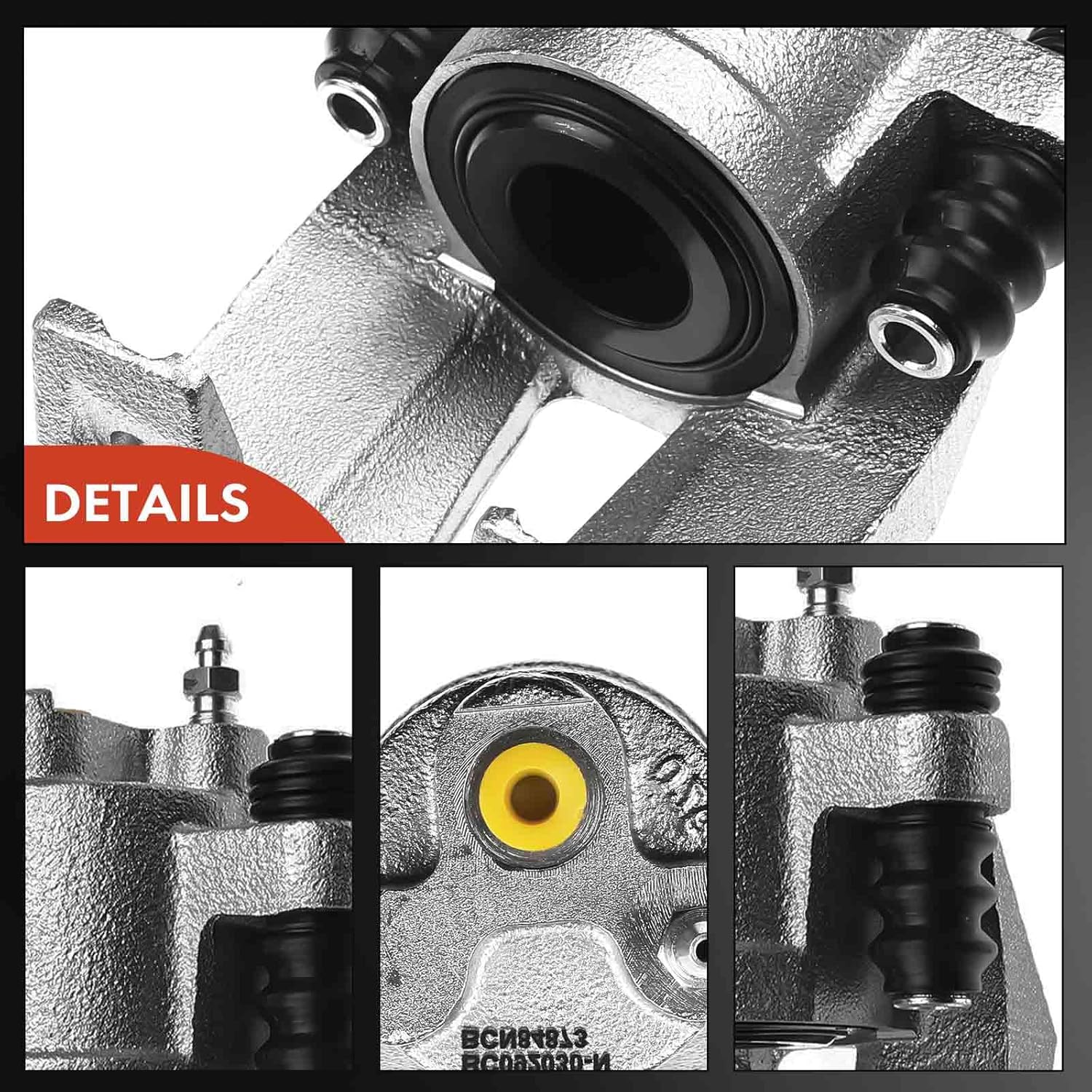 A-Premium Disc Brake Caliper Assembly Without Bracket Compatible with Select Dodge Models - Dakota 2003-2004 Crew/Extended/Standard Cab Pickup - Rear Left Driver Side