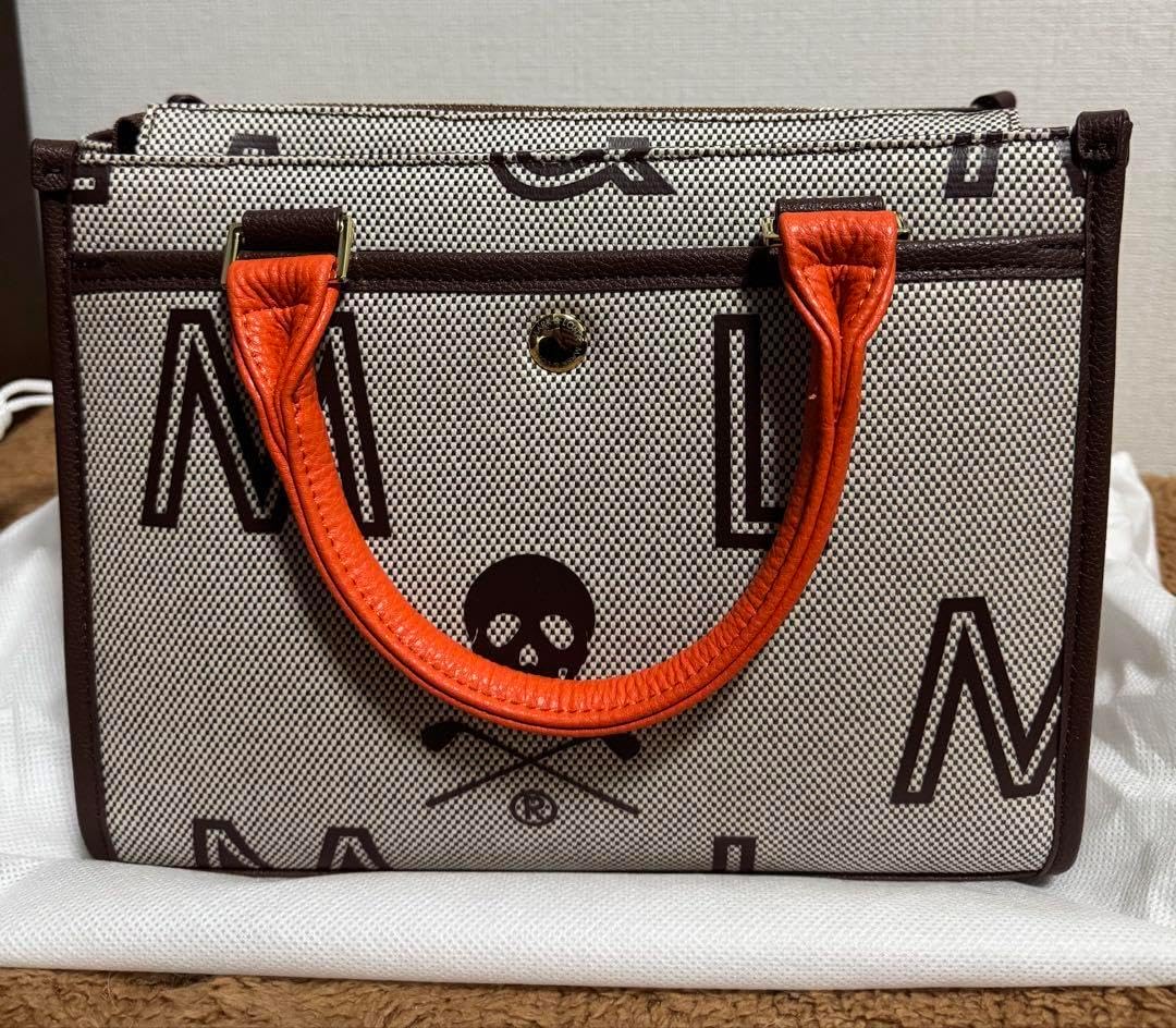 MARK & LONA ゴルフバッグ ベージュ/オレンジ MARK & LONA ゴルフバッグ ベージュ/オレンジ MARK & LONA ゴルフ