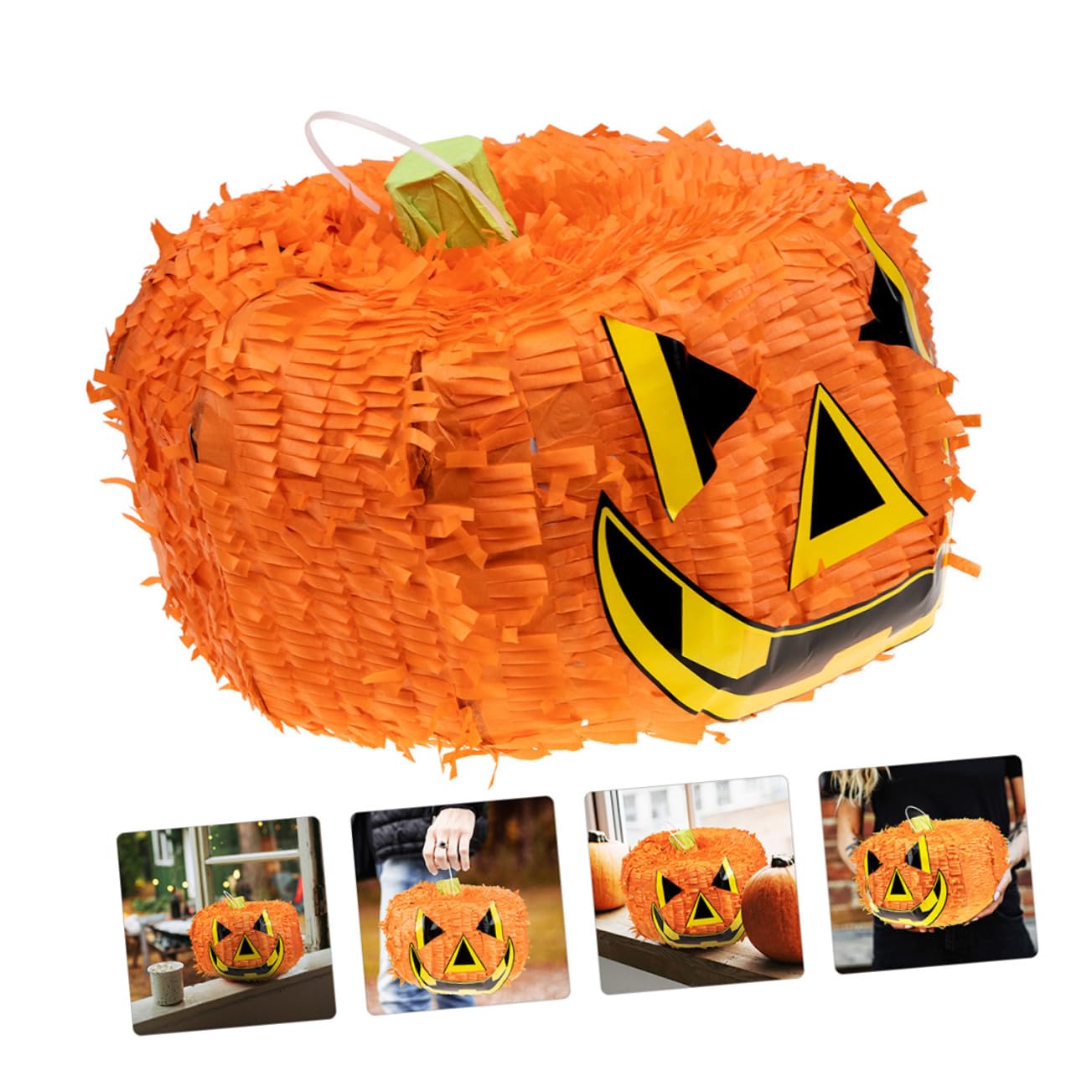 Beaupretty Kürbis Piñatas Für Den Herbst Mit Füllmaterial Halloween Dekorationen Kürbisse Füllmaterial Große Halloween Party Für Drinnen Gruselige Dekoration Event Dekoration