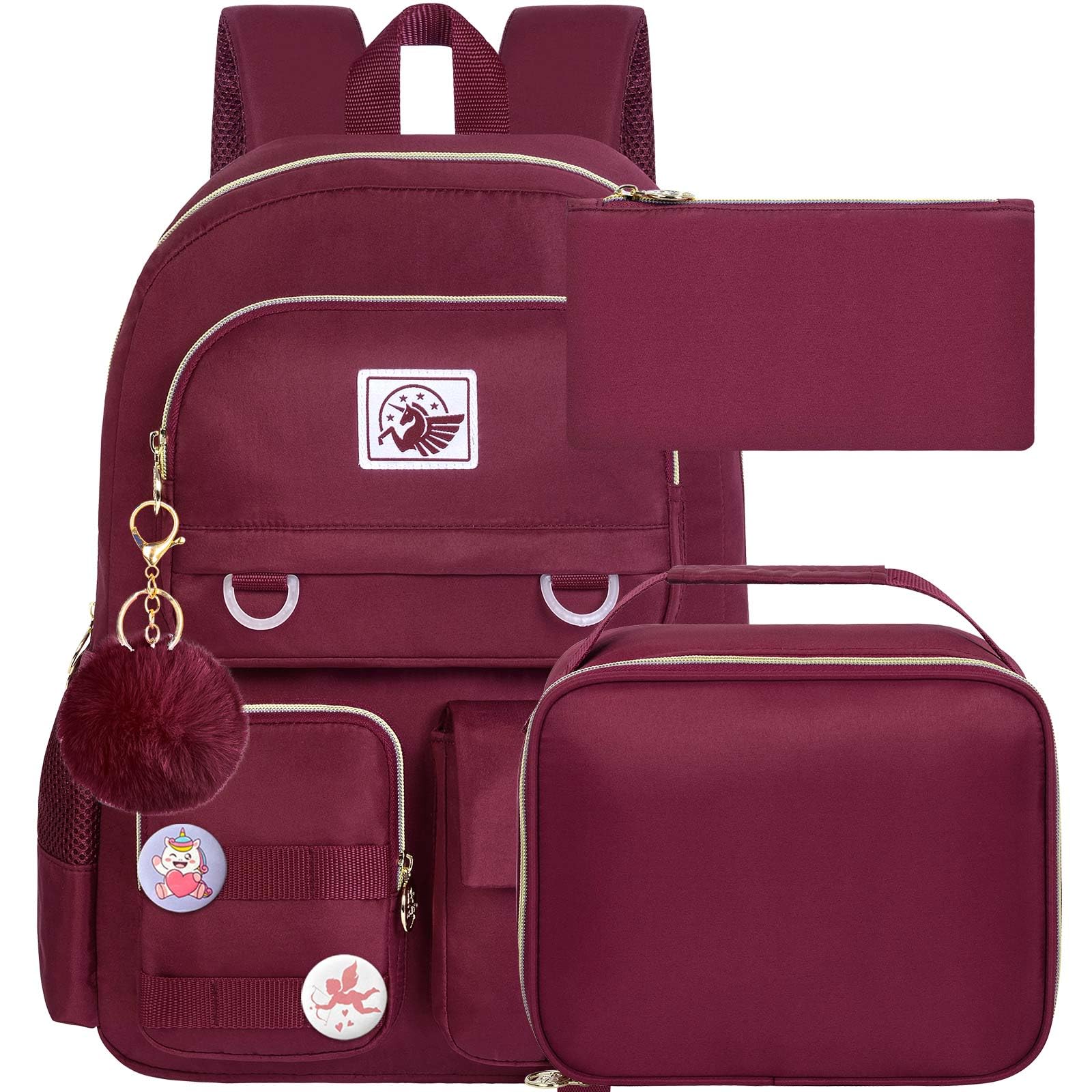 CCJPX Girls Backpack, 16 inch School Laptop Bag College Bookbag, Anti Theft Daypack for Teens Girls Students Women | College Bookbag, Students