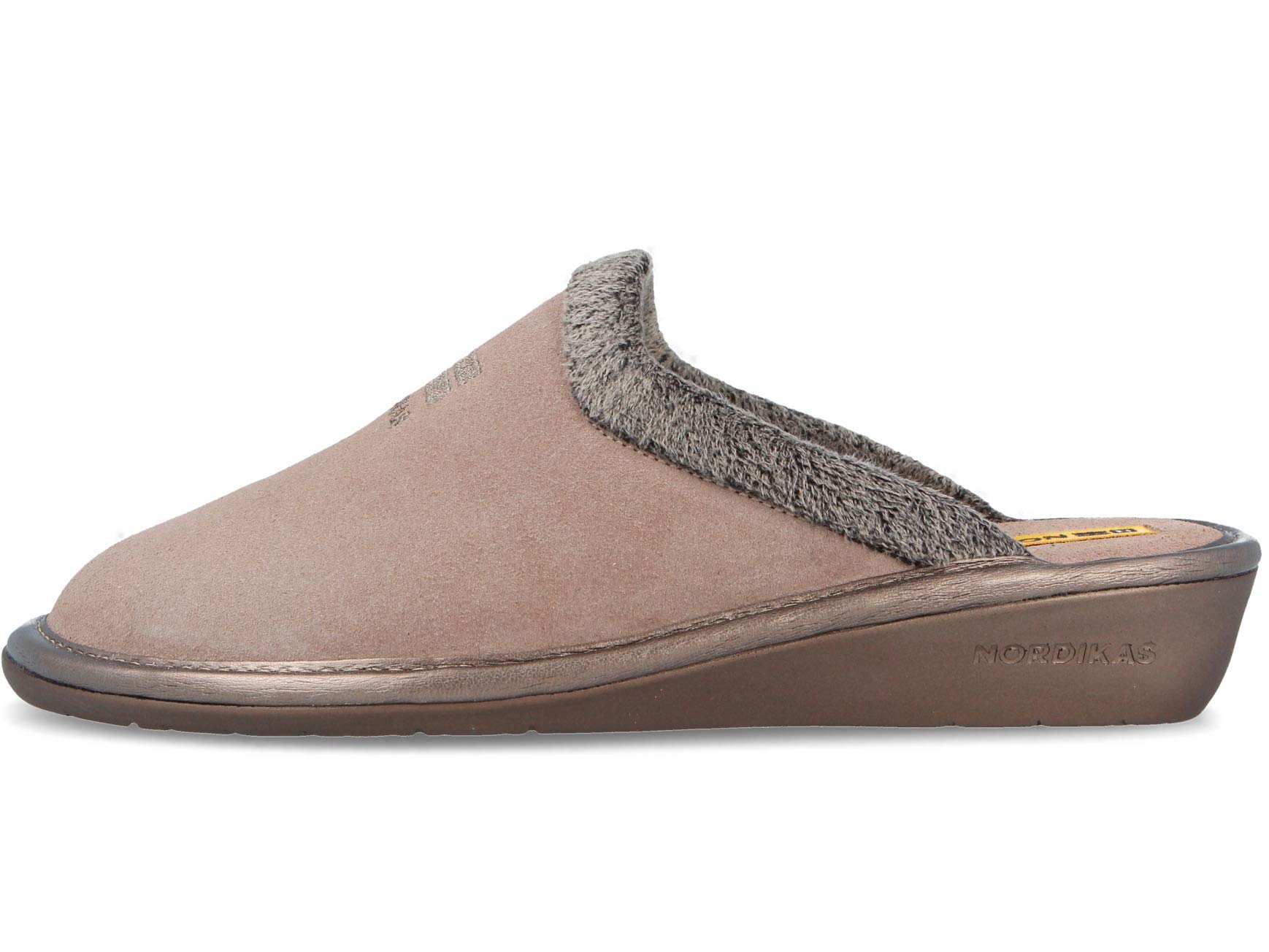 Nordikas Zapatillas Mujer (39, Afelpado Piedra)