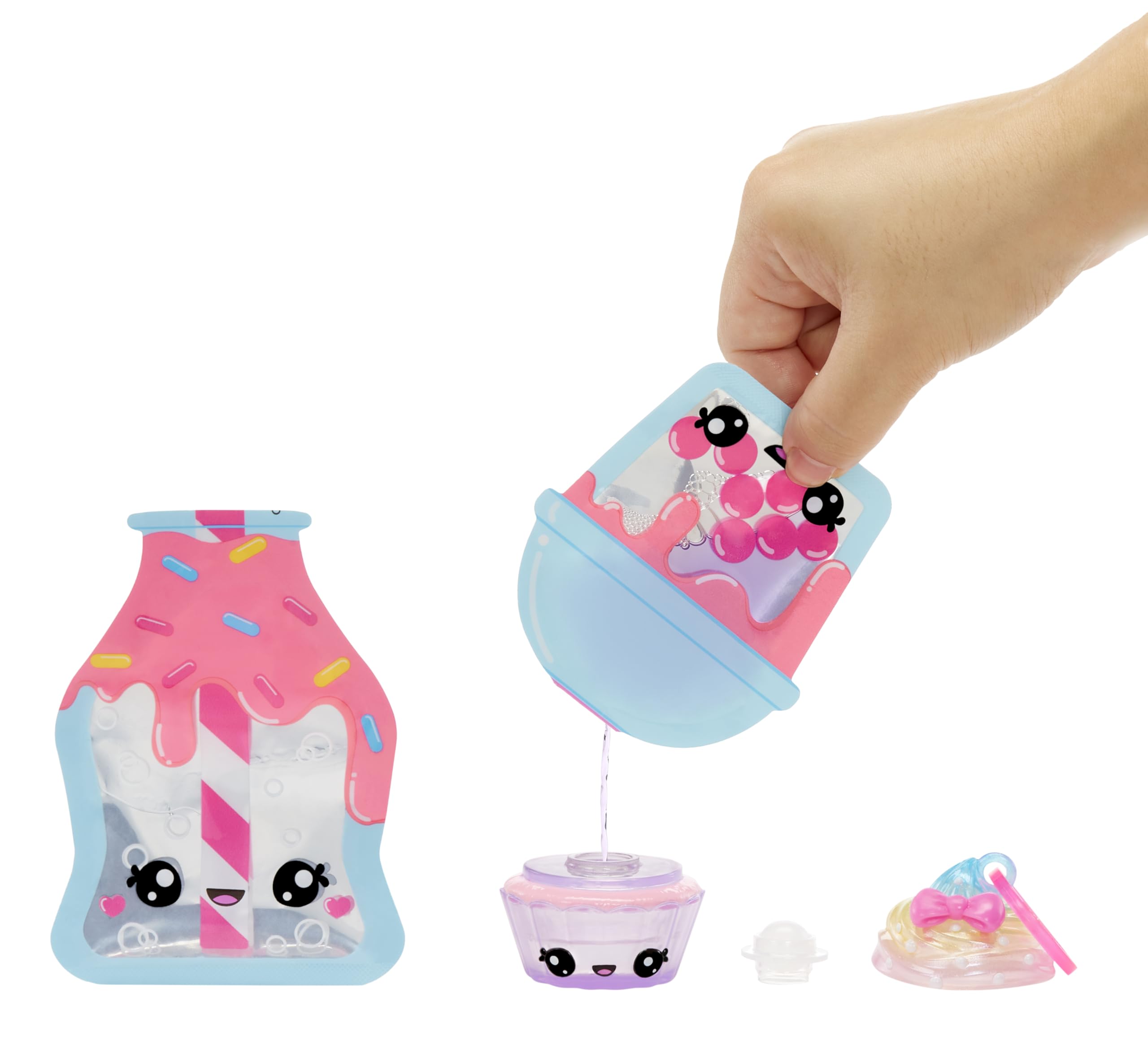 Yummiland Num Nom Body Scents Series 2 Include 1 bambola - Scopri 10 personaggi, Confezione Cieca, Fragranza fai-da-te, Profumo Roll-on, Oggetti da Collezione. Età 4+
