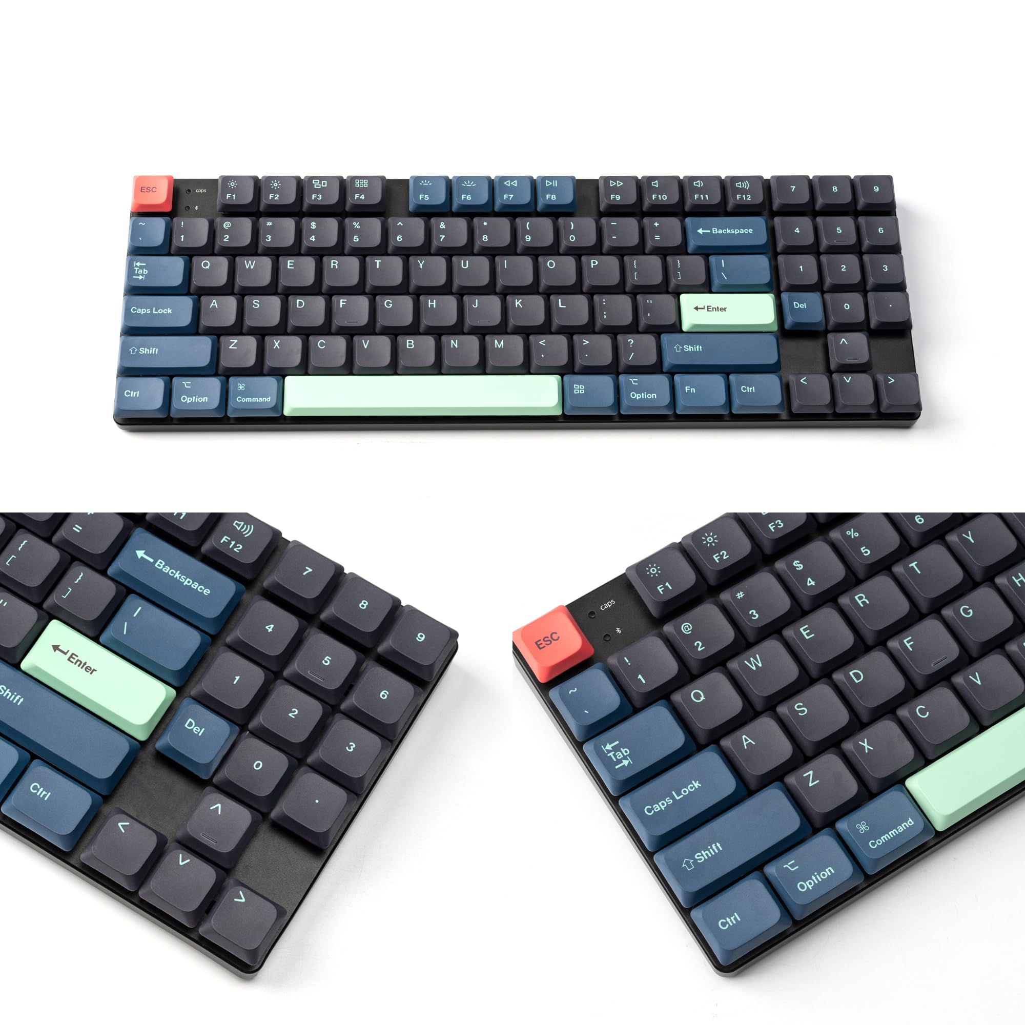 Amazon | Keychron ロープロファイル LSA Dye-Sub PBT フルセット キー