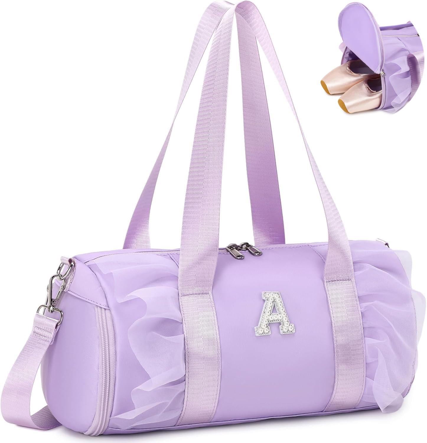 Bolsas de Deporte Infantiles Bolsa Danza Niña Bolso Ballet Niña Bolsa de Ritmica Gimnasio Gym Viaje Piscina — view 12