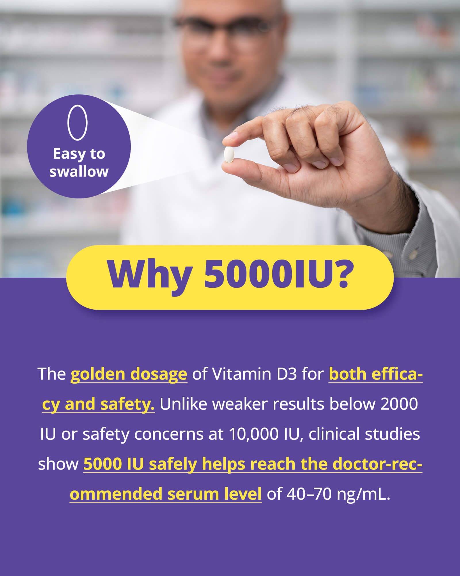 Vitamin D3 K2 MK7 5000 IU Supplement with Magnesium 120 Softgels — Amazon image 4