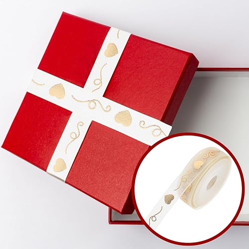 Miniatura 3 de TEHAUX 2 cintas para el cabello, cinta de gasa, cinta de envoltura transparente, decoración para el cabello, flores, regalos de novia, globos,