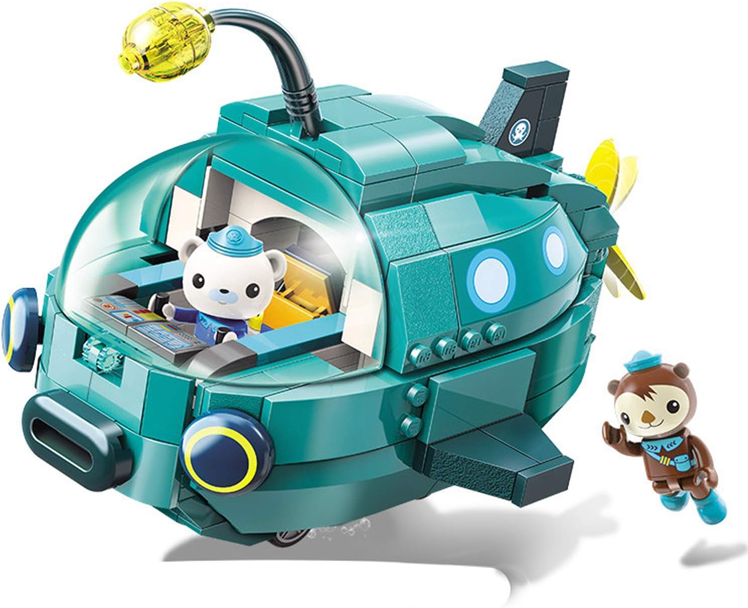 for Age 6+ Building Block Ocean Adventure Octonauts GUP-A Deluxe Vehicle Playset & Barnacles 323pcs Building Brick Set-No Package Box (3703)