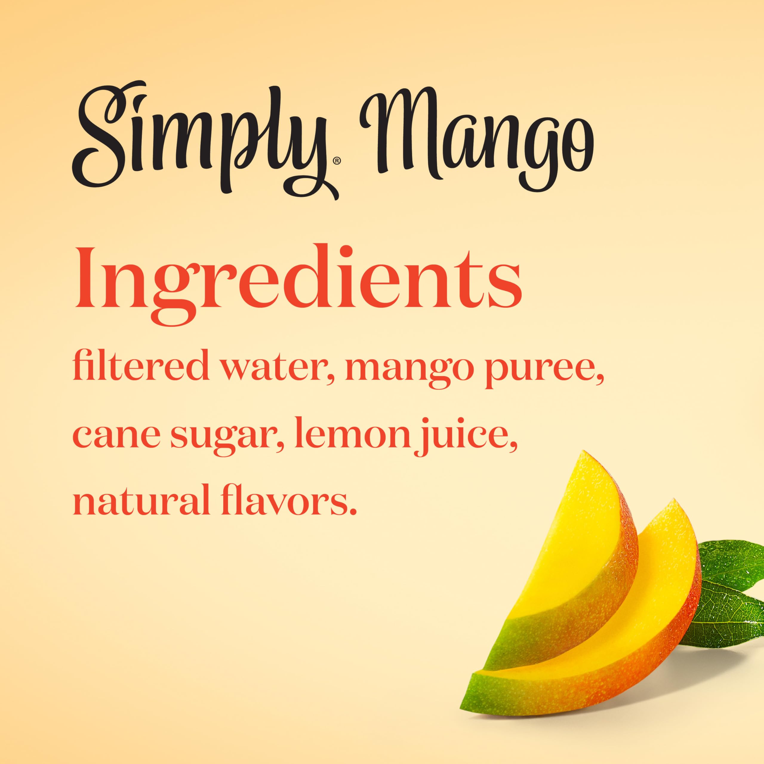 SIMPLY MANGO JUICE DRINK 52oz