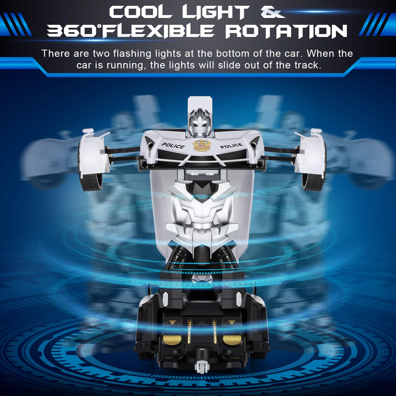 Buy FDJ ZENFOLT Transform Car Robot, Remote Control Car One Button