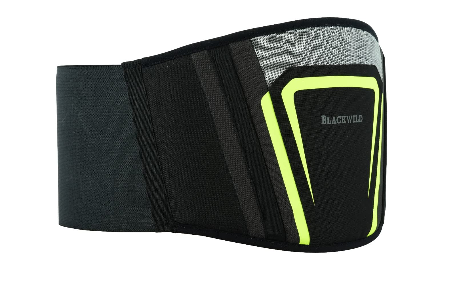 BLACKWILD Cintura renale per motocicletta, scalda reni, lombare, cintura per reni, stabilizzazione efficace, cintura renale per moto, uomo e donna, grigio fluorescente
