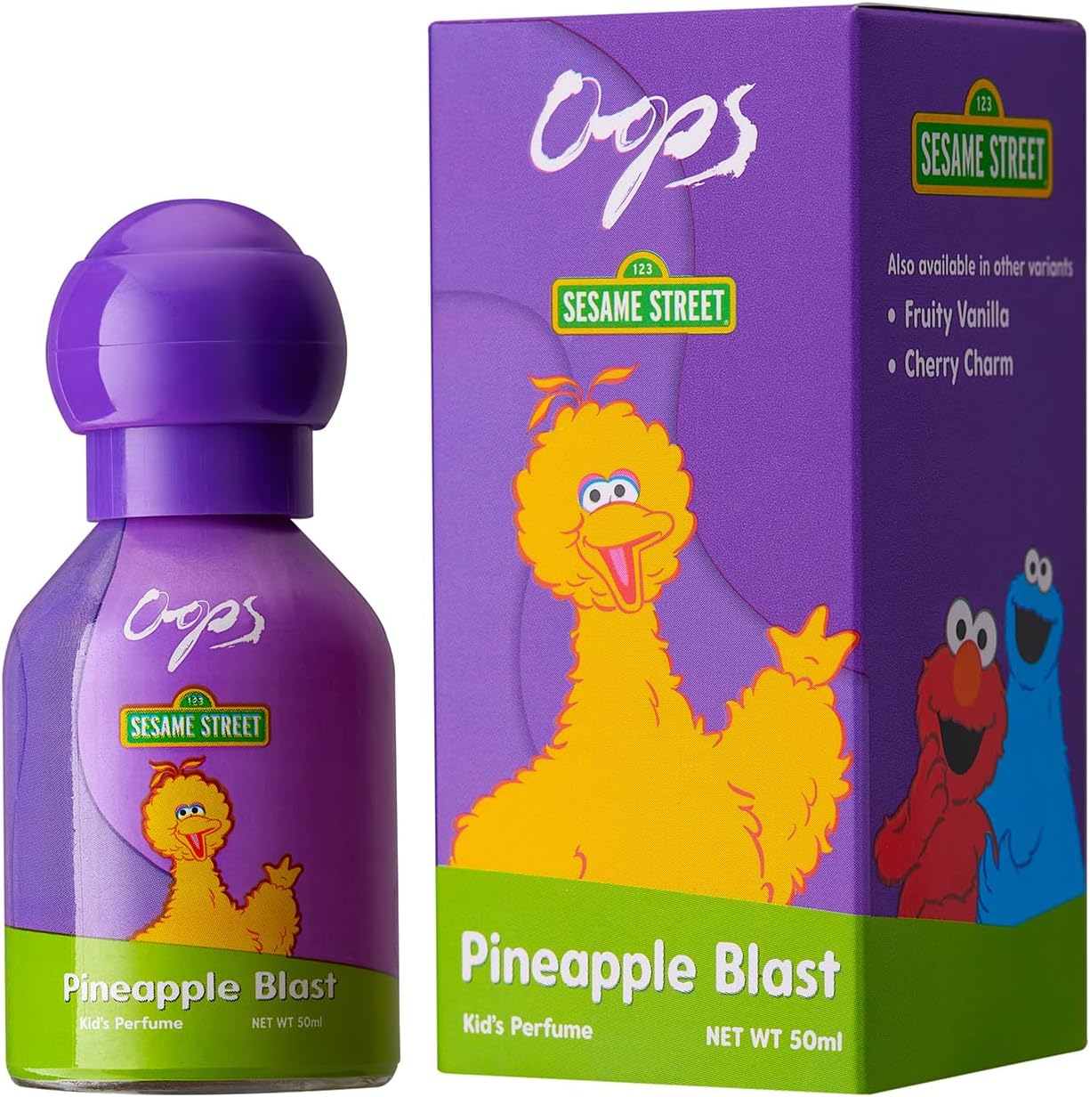 Sesame Street Eau De Parfum 50ml | Big Bird's Pineapple Blast| Perfume for Unisex Kids