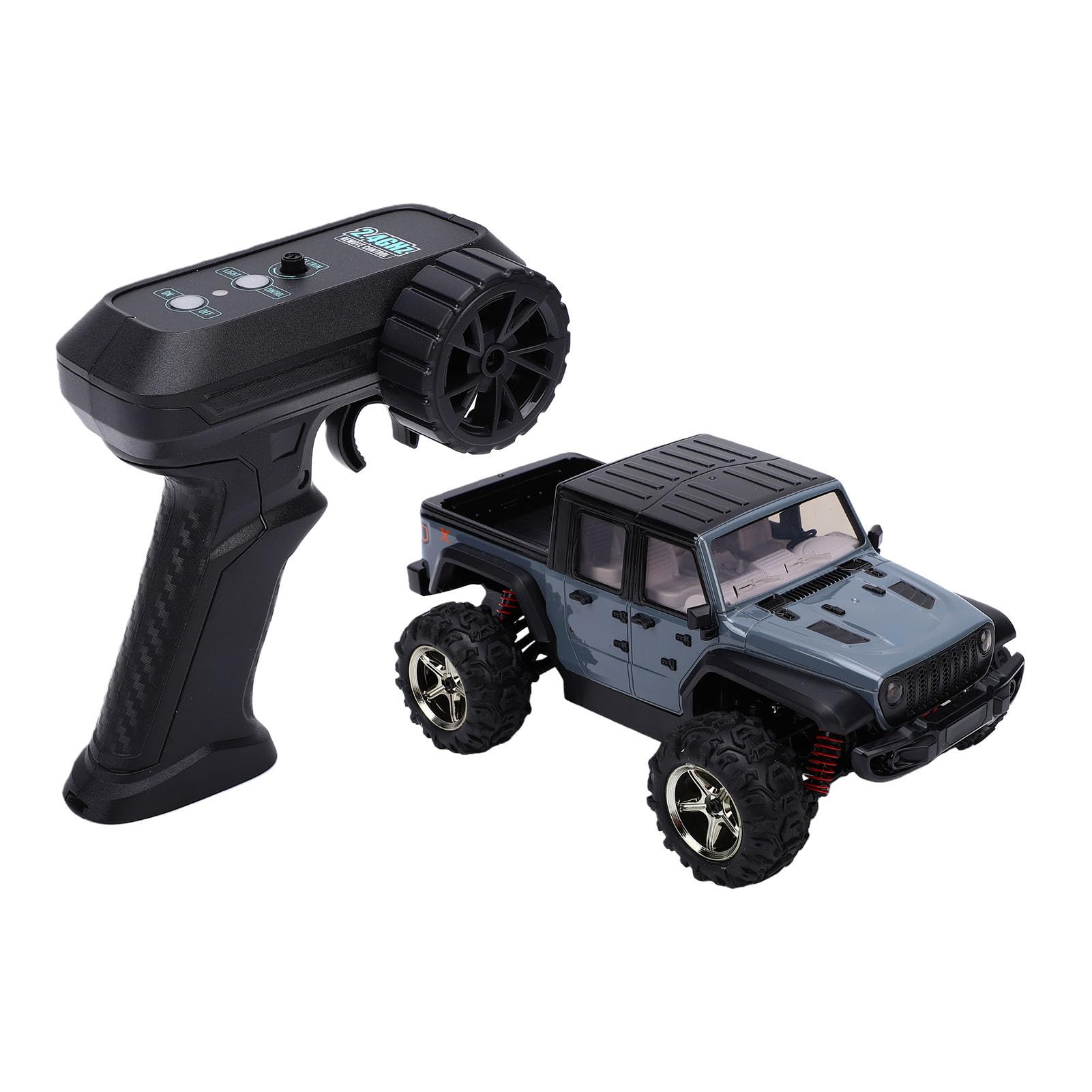 Camioncino Fuoristrada RC 1:20, Auto Telecomandata 4WD con capacità di Arrampicata Elettrica, per Ragazzi (GRAY)
