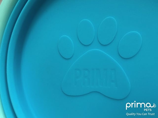 Foto 7 de 8 de Prima Pet - Cuenco Plegable de Silicona con Clip para Perros medianos y Grandes, portátil y Duradero, tamaño…