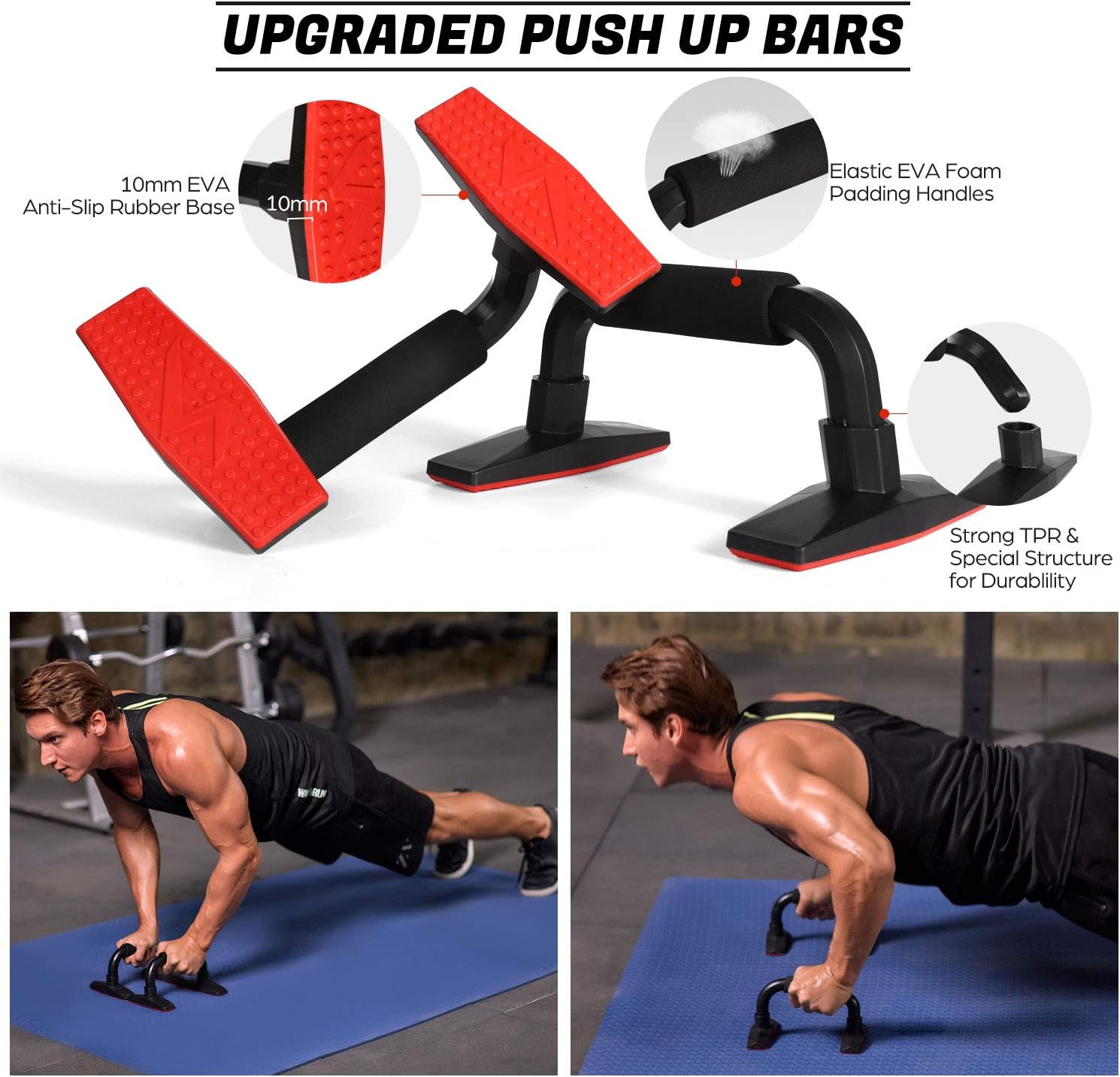 Odoland Ab Roller Set for Abs Workout, 7-in-1 Ab Wheel Core Workout Fitness Exercise Equipment with Push Up Bars, Resistance Exerciser, Hand Grip, Wrist Strength Trainer, Jump Rope and Knee Pad for Home Gym Abdominal Exercise