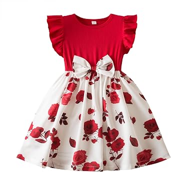 Nileafes Toddler Girl Tulle Dress Girls Tutu Princess Casual Dresses