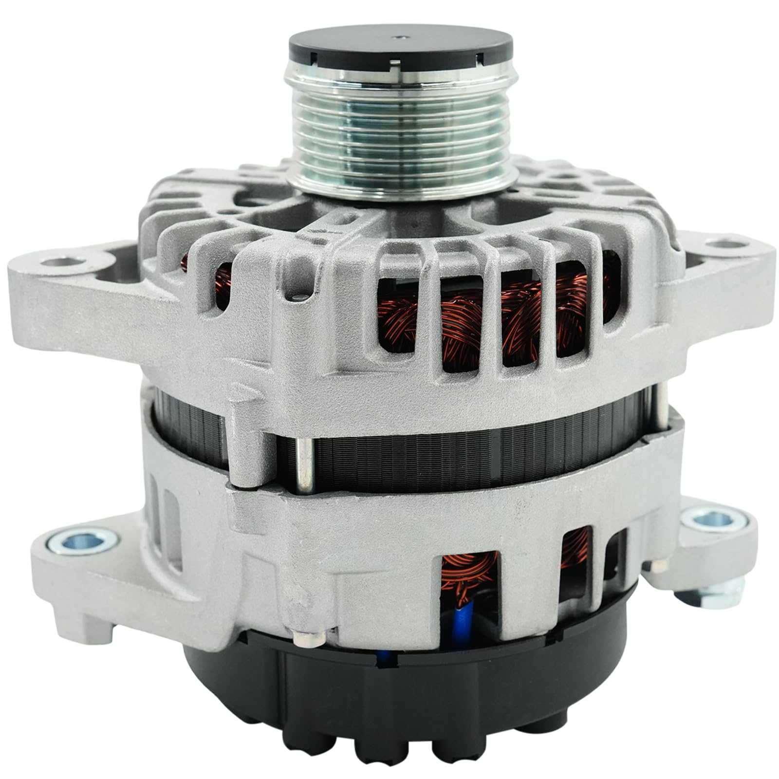 Car Alternator Compatible with Kia Sorento 2012-2014, Optima 2014-2015, for Hyundai Santa Fe Sport 2013-2016, Sonata 2014 L4 2.0L 2.4L Replaces 11710N, 11606, FG15S060, 373002G800, 373002G950-image-37