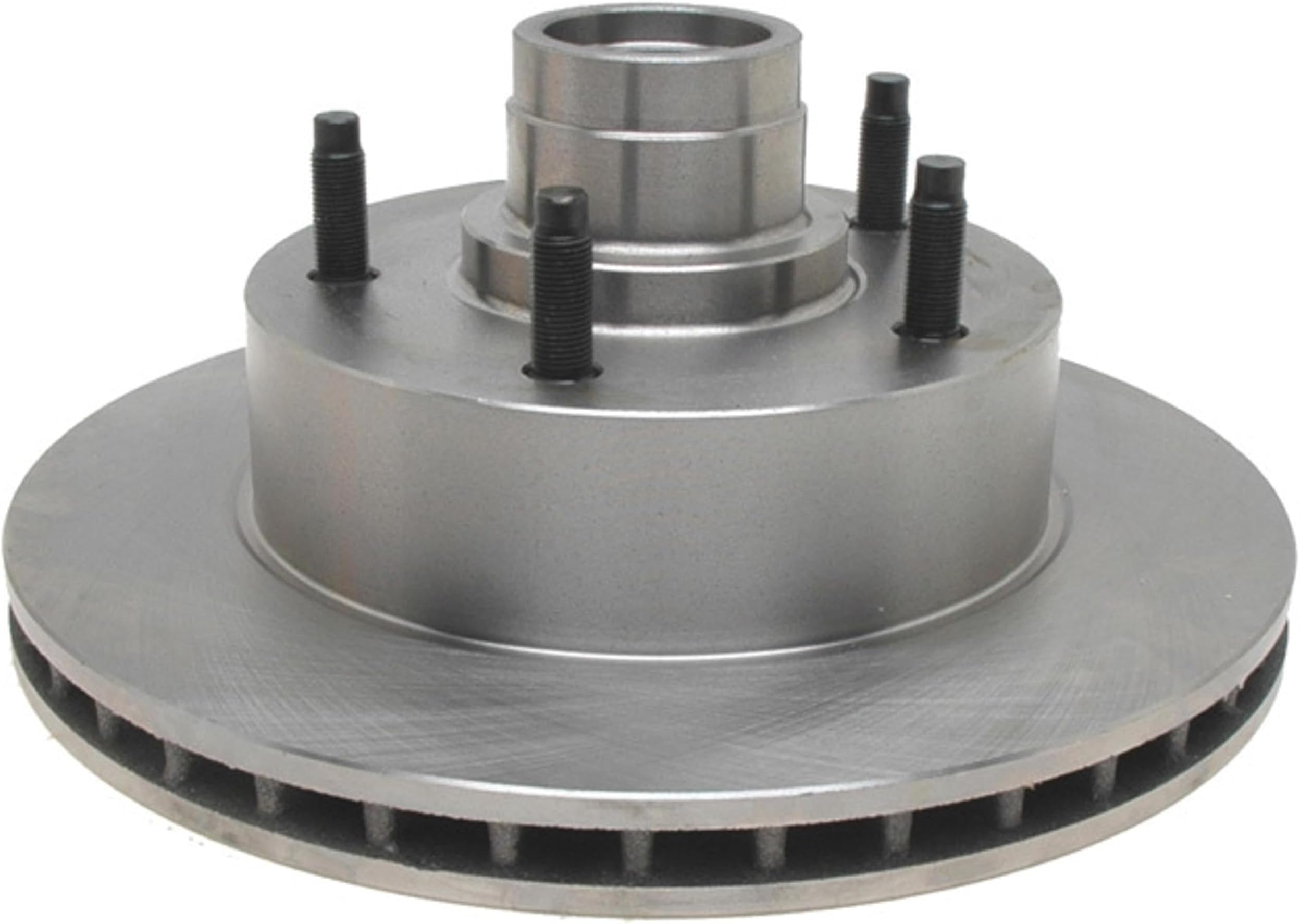 Wheel Rotor ACDelco Silver 18A957A Front Disc Brake Rotor And Hub - View #5