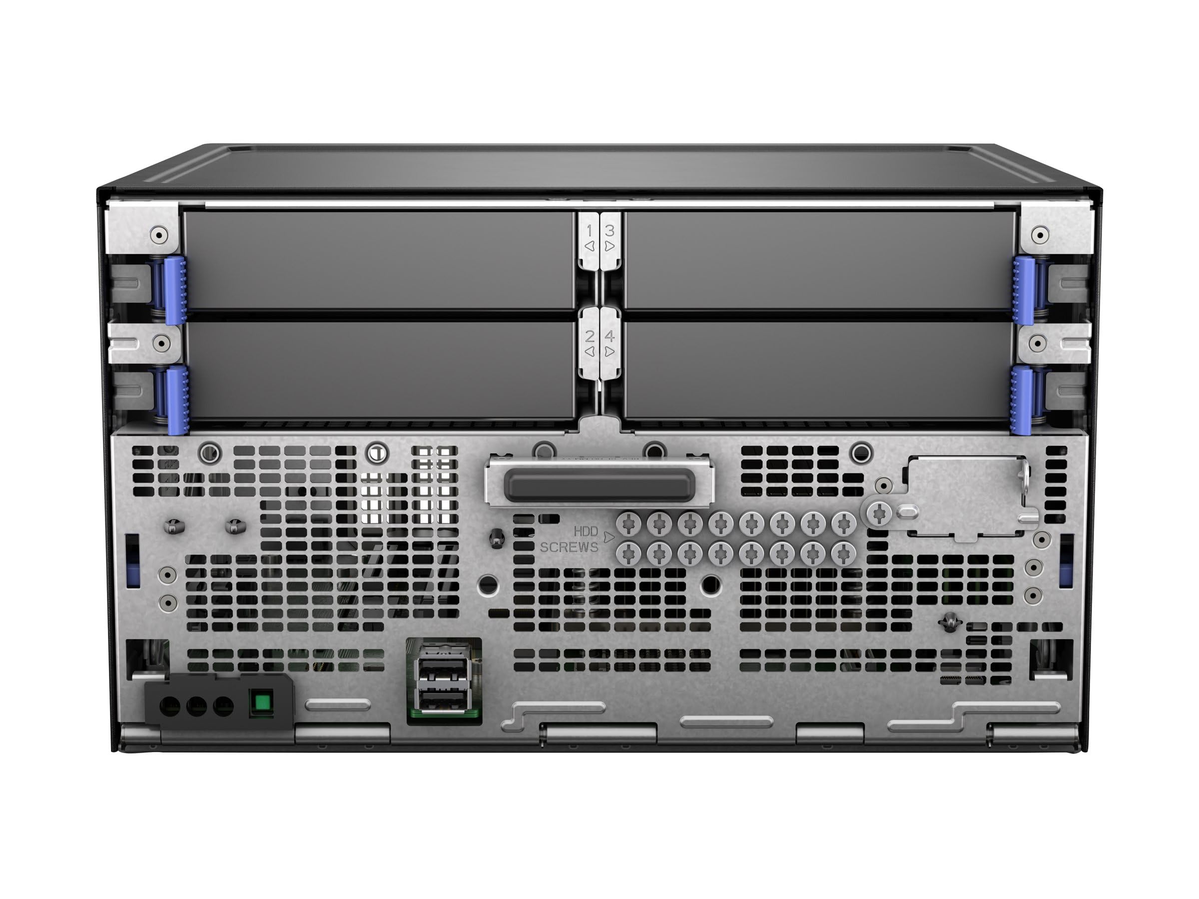 HPE ProLiant MicroServer Gen11・Serveur・Ultra-micro-tour・1 voie ・1 x Xeon 6325P/3,5 GHz・RAM 32 Go ・SATA・Non échangeable à chaud 8,9 cm (3,5") (P87455-425)