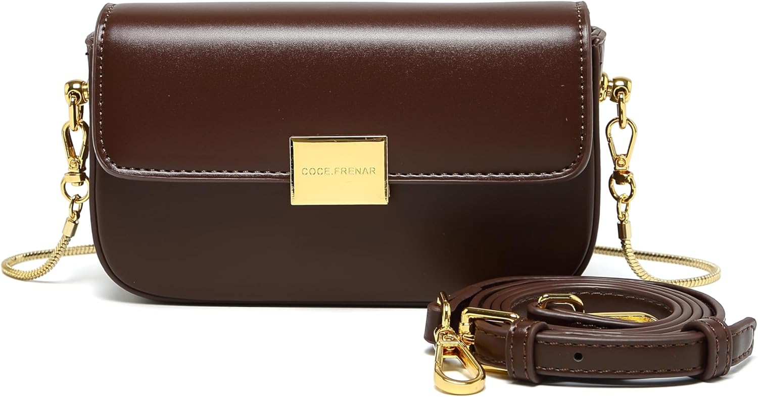 Women's chain crossbody small square bag, fashionable designer mini shoulder bag, women's mobile wallet