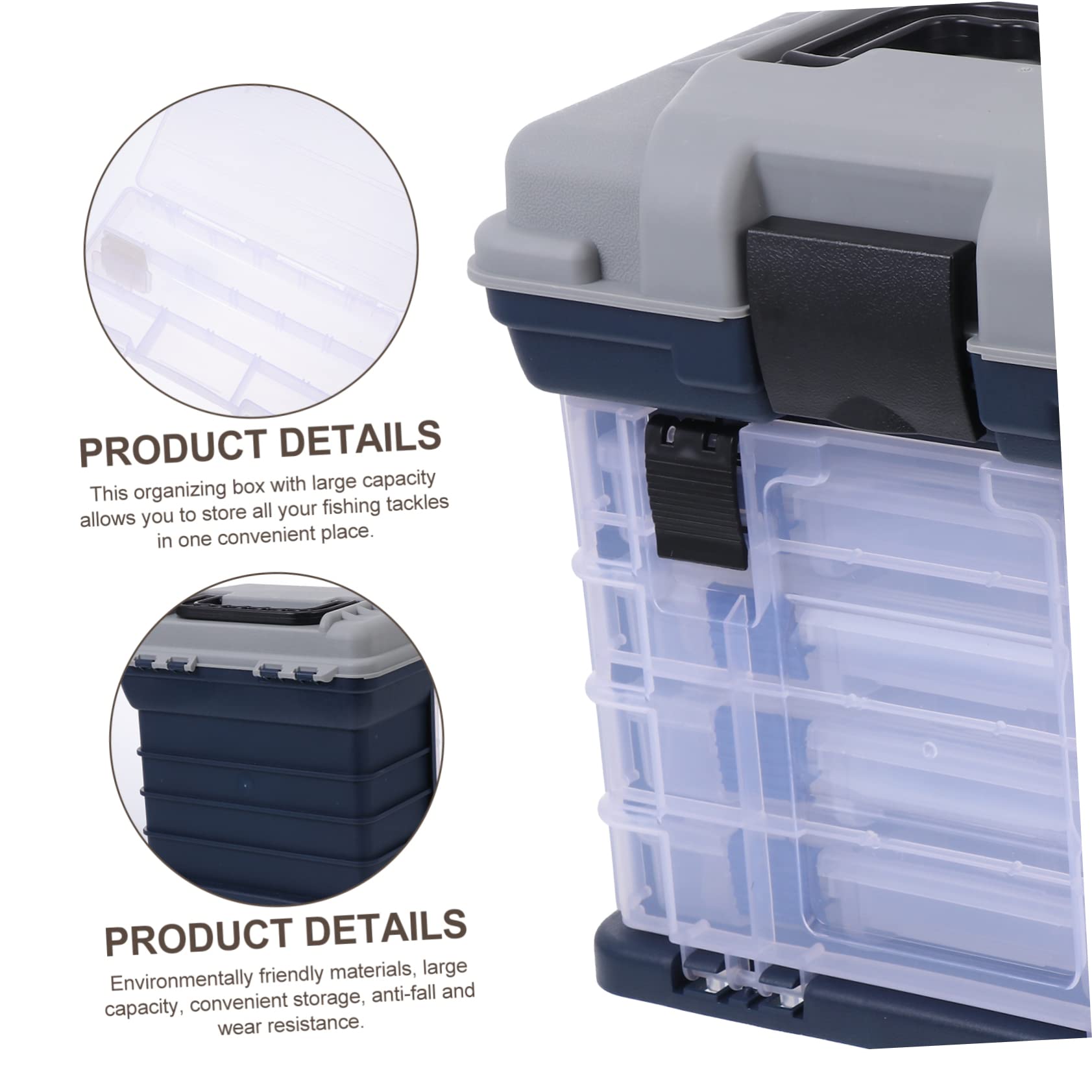 BESPORTBLE 1Pc Box Scatola da Pesca Mini Cassetta degli Attrezzi Mini Contenitori Cassetta degli Attrezzi per Bambini Perline Scatola Organizzatore Bass Tackle Box Cassetta degli Attrezzi