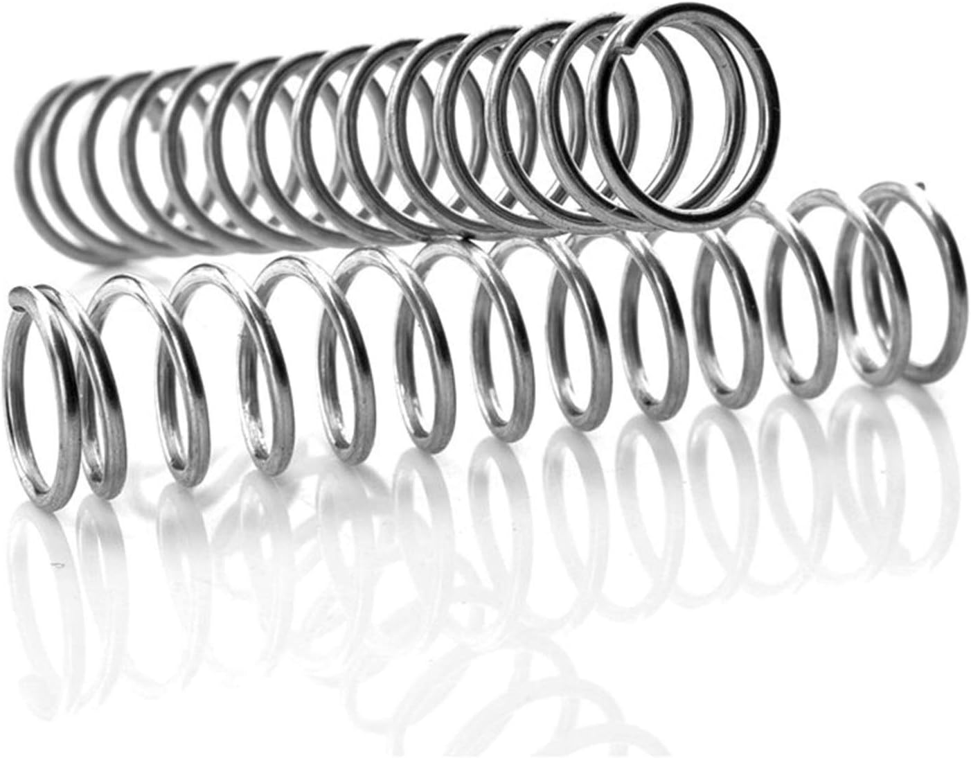 Mdingbao-Compression Spring 10PCS Length 5-50mm Steel Pressure Spring, Y Type Spring, Wire Dia 0.6mm Outer Dia 4mm, Good Corrosion Resistance (Length : 0.6x4x20mm)