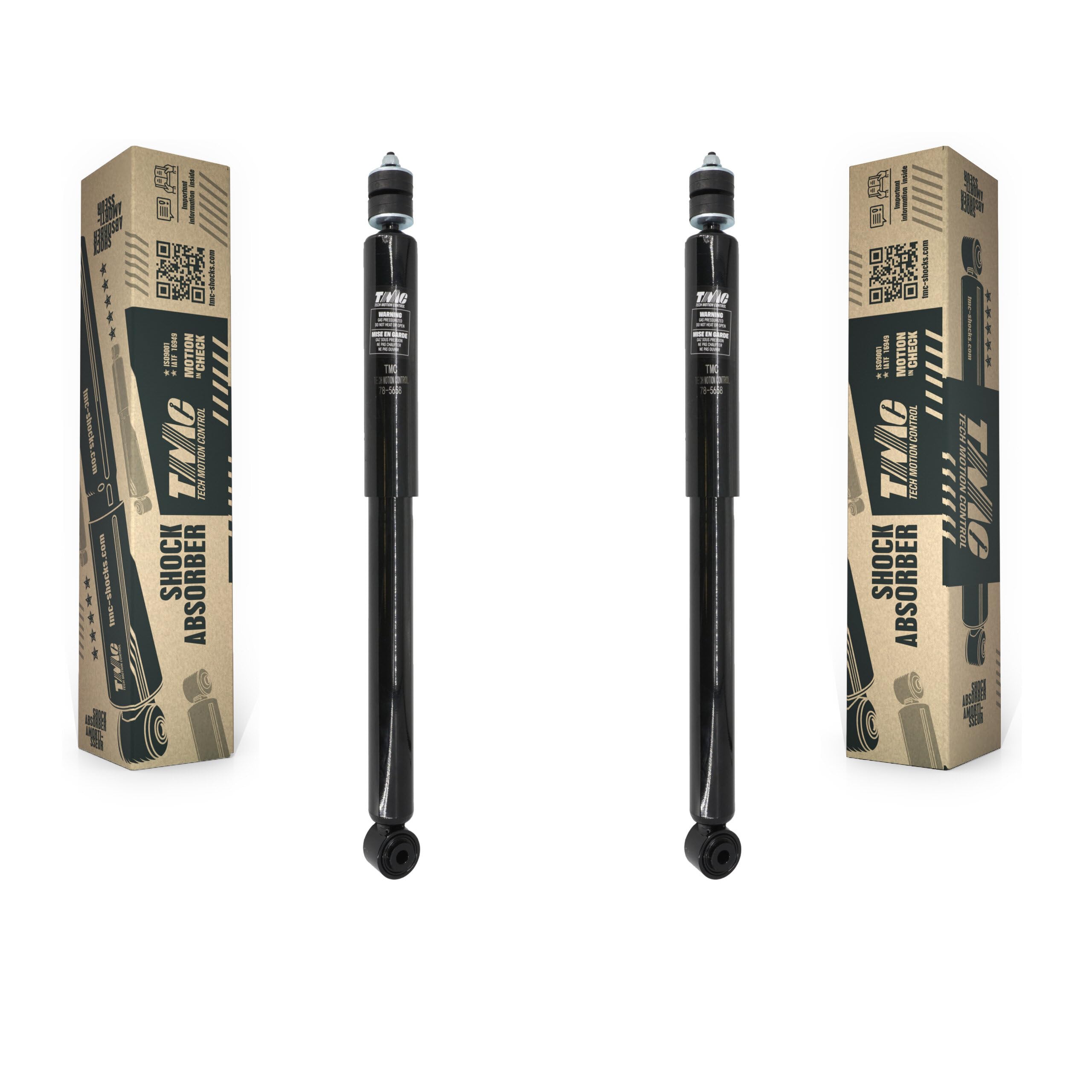 TMC Rear Suspension Shock Absorbers Pair Replacement For Honda Civic - Left Right Side (Driver Passenger) K78-100412 — view 61