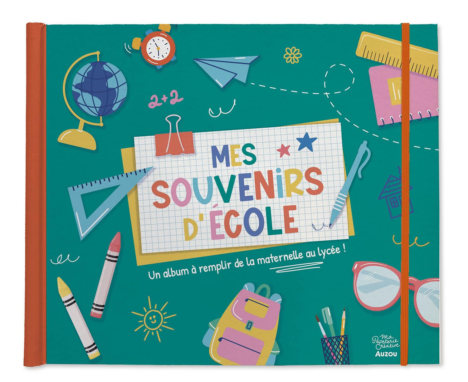 Ma papeterie créative - Mes souvenirs d'école: Un album à remplir de la maternelle au lycée