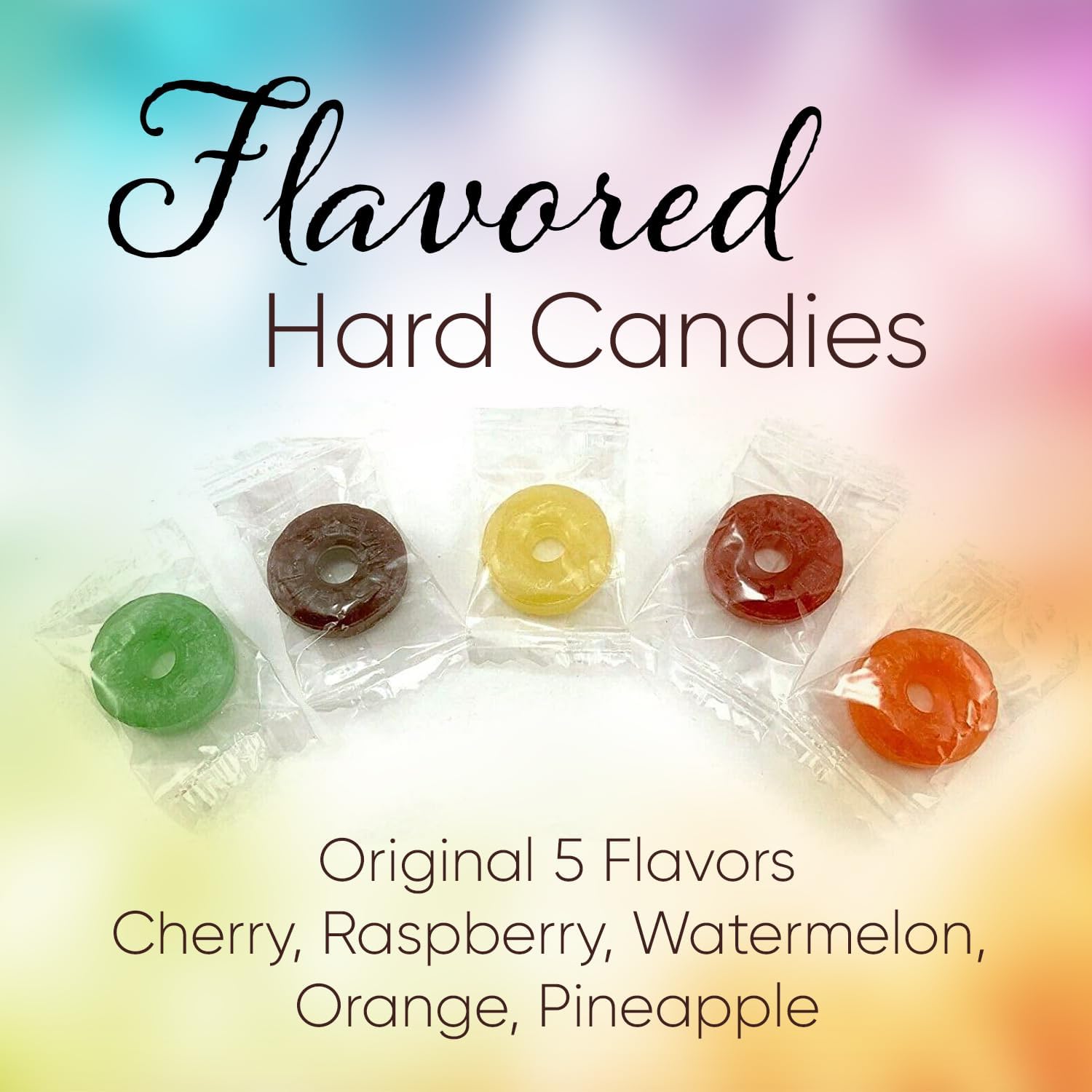 CHAIN & JO SWEETS Life Savers Individually Wrapped 5 Flavors,3 Pounds Of Bulk Lifesavers Hard Candy,Christmas Stocking Stuffers Candy Cherry,Raspberry,Watermelon,Orange Pineapple